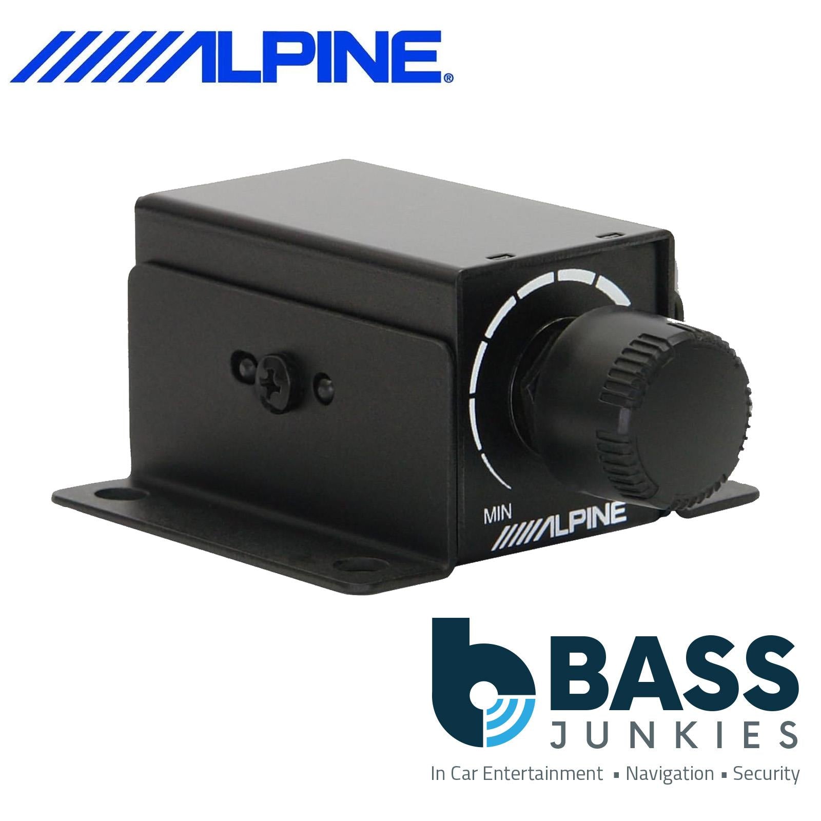 Alpine RUX-KNOB2 - Remote Subwoofer Bass Controller for R S V X PDX Series Amps