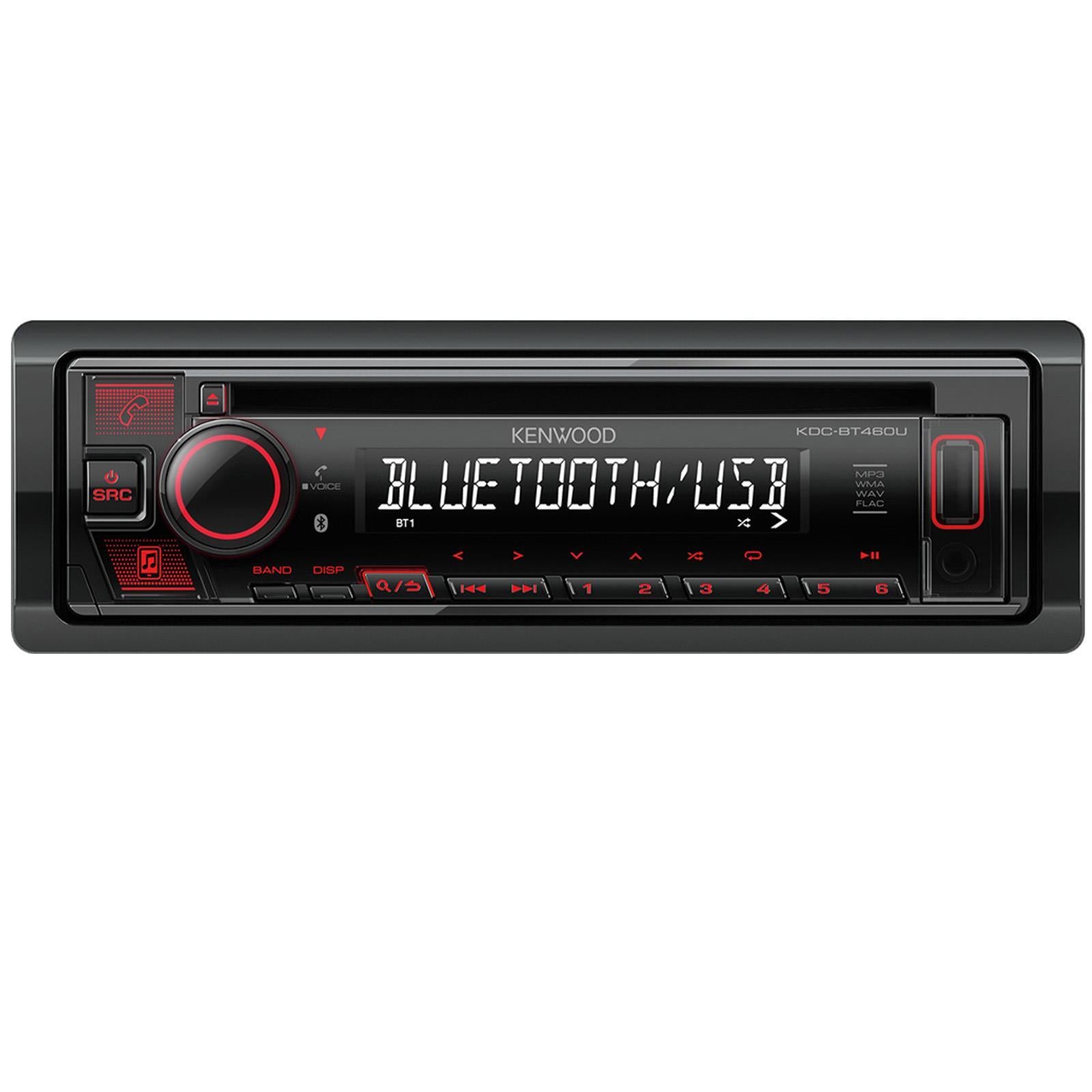 Kenwood KDC-BT460U - CD MP3 USB AUX Bluetooth 4x50 Watts Car Stereo Radio Player