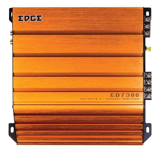 EDGE ED7300-E2 - 300 Watts 2 Channel or Mono Car Van Speaker Sub Amp Amplifier