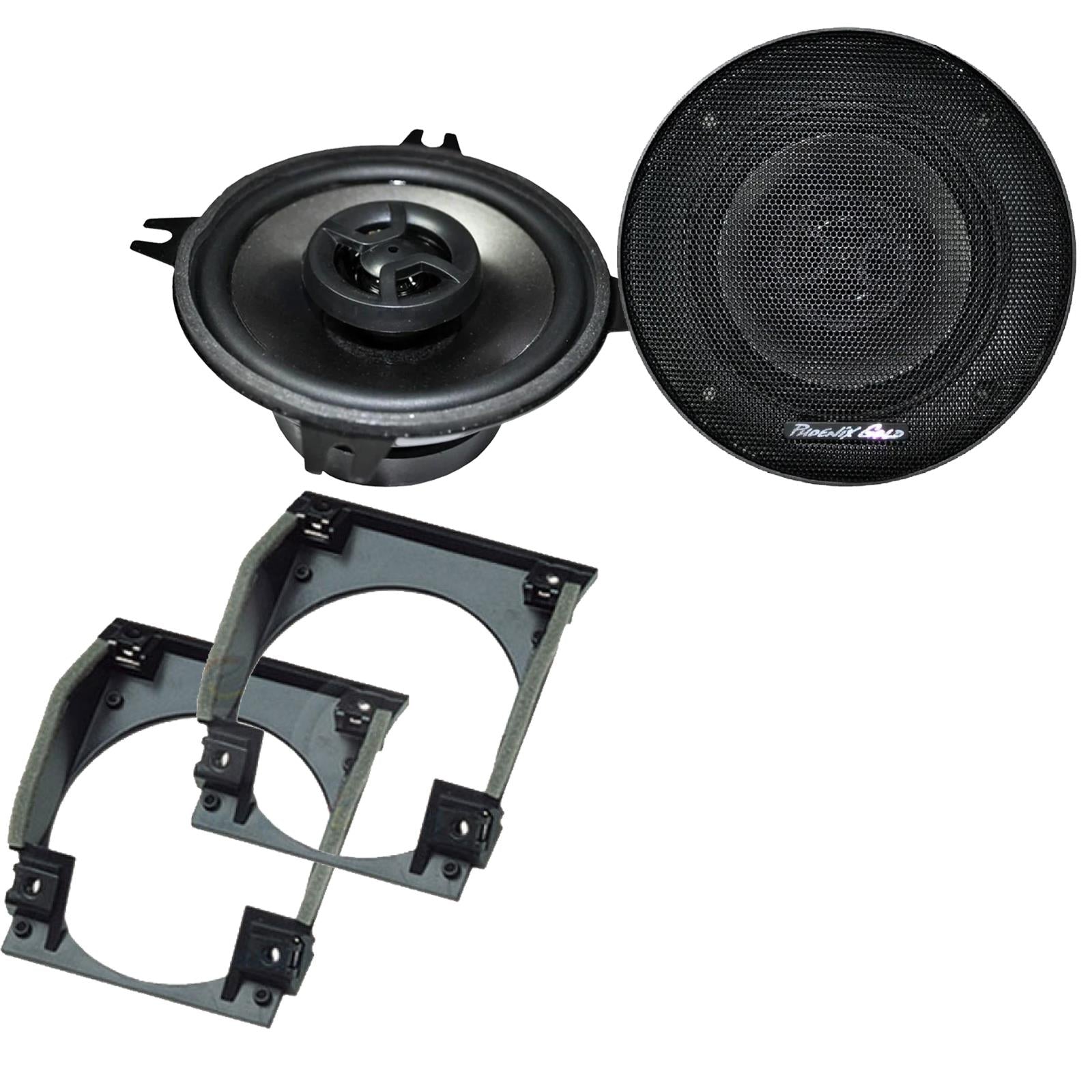 Phoenix Gold Z4CX 100mm/10cm/4" 2-Way Coaxial Car speakers (Per Pair Max 140|70 watts RMS) Fits Renault Twingo 1993-00