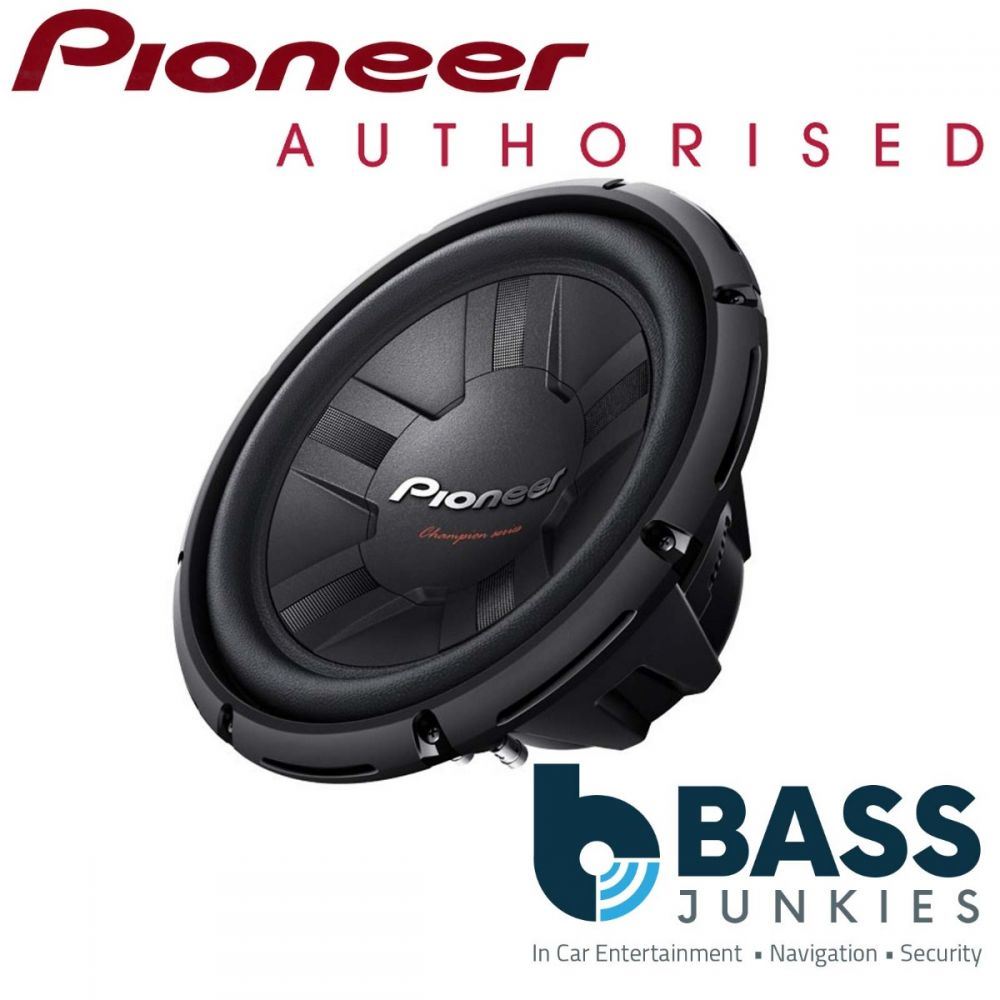 Pioneer TS-W311S4 - 12" Inch 30cm 1400 Watts Single Voice Car Sub Bass Subwoofer