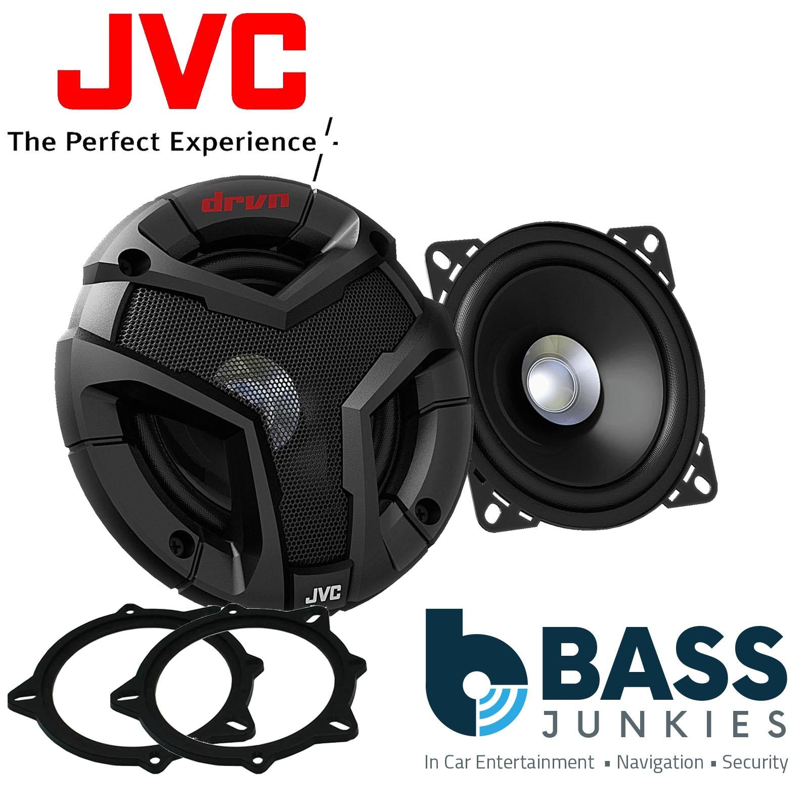 JVC CS-V418 4" 10cm Dual Cone 360 Watts Car Van Door Coaxial Speakers Pair Fits