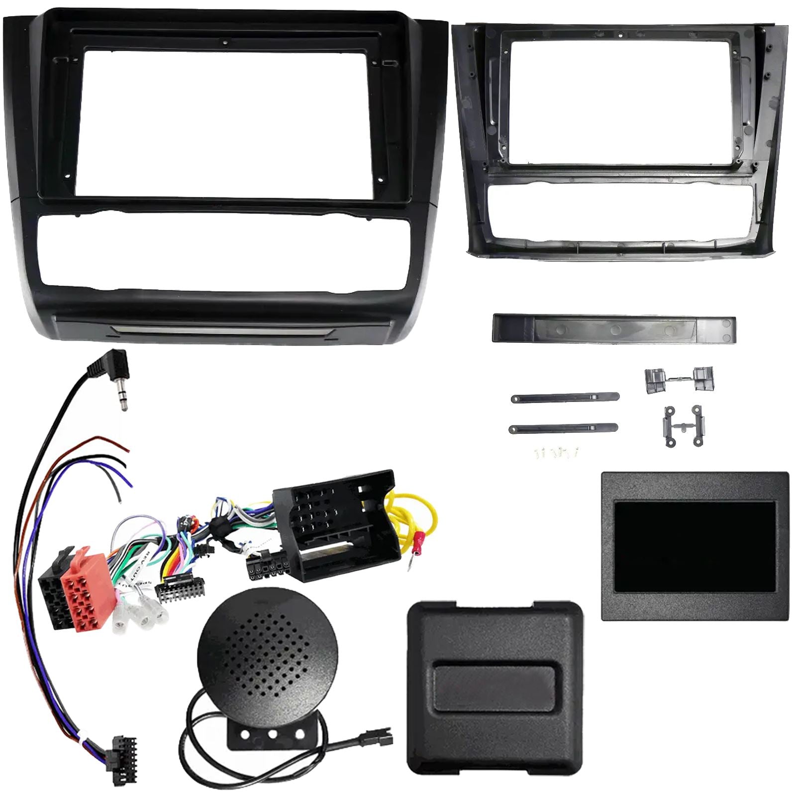 For BMW 1 Series Auto AC 2008-12 Fascia Panel Interface for 9" Android Car Radio