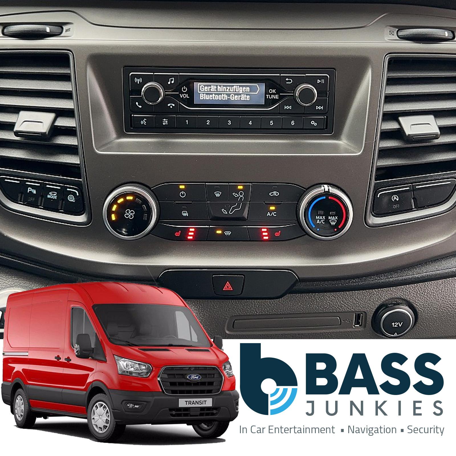 Ford Transit MK8 Facelift Alpine 9" DAB Bluetooth CarPlay Android Car Screen Kit