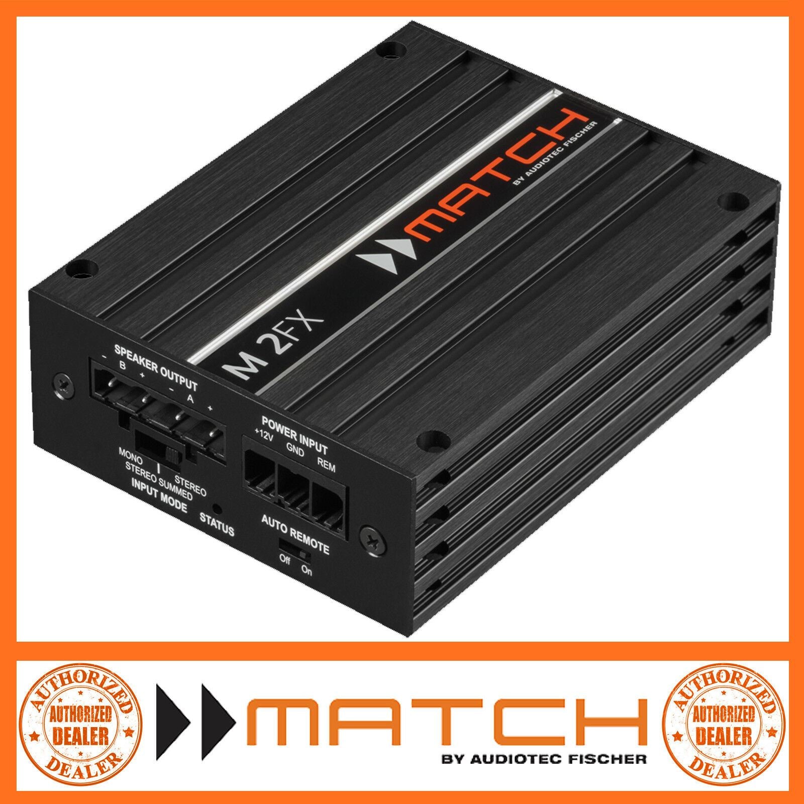 Match M 2FX - 2 Channel 800 Watts Micro Class GD Car Amp Amplifier