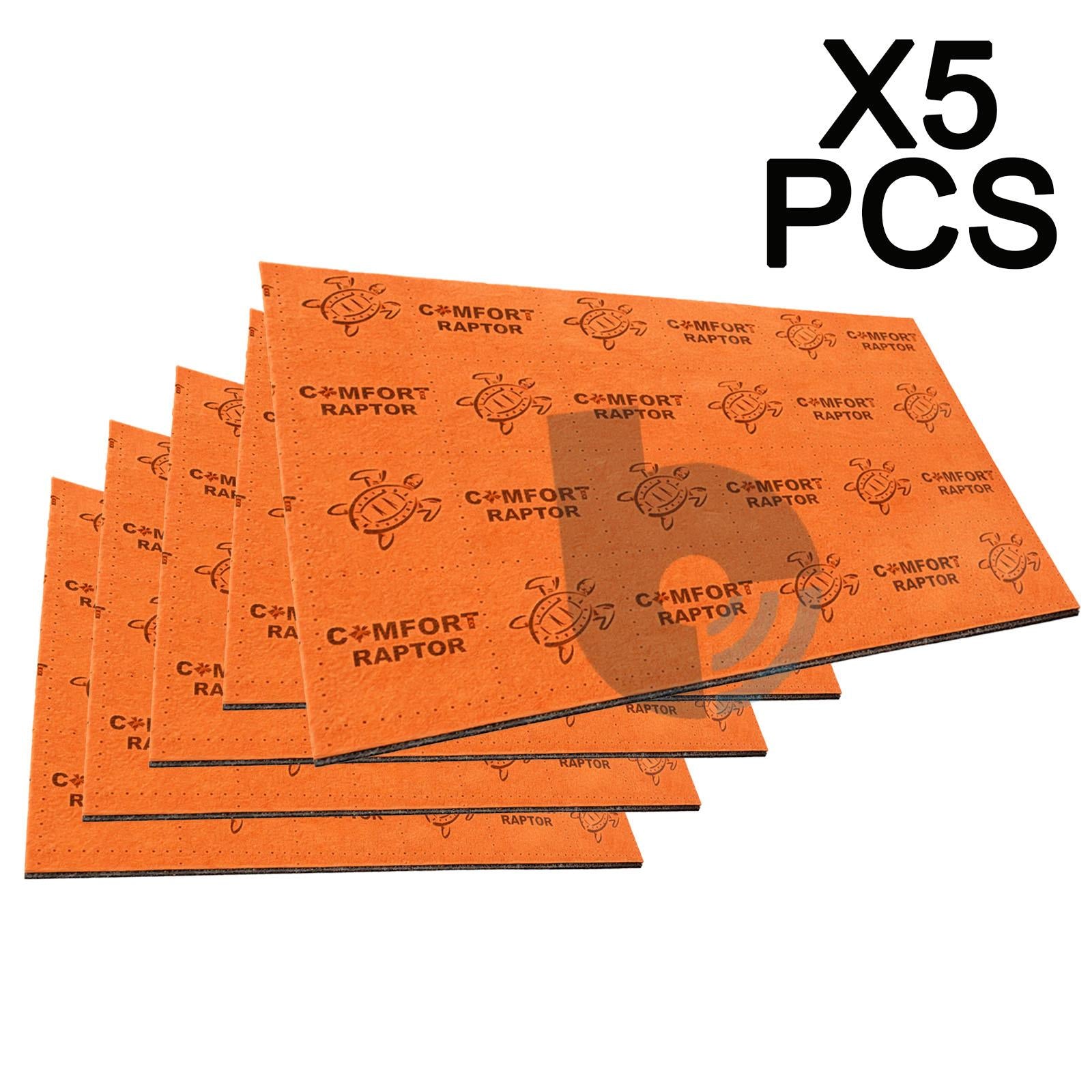 Comfort RAPTOR 4 - 5 Sheets 4mm 480x700mm Sound Isolator Mat Kit
