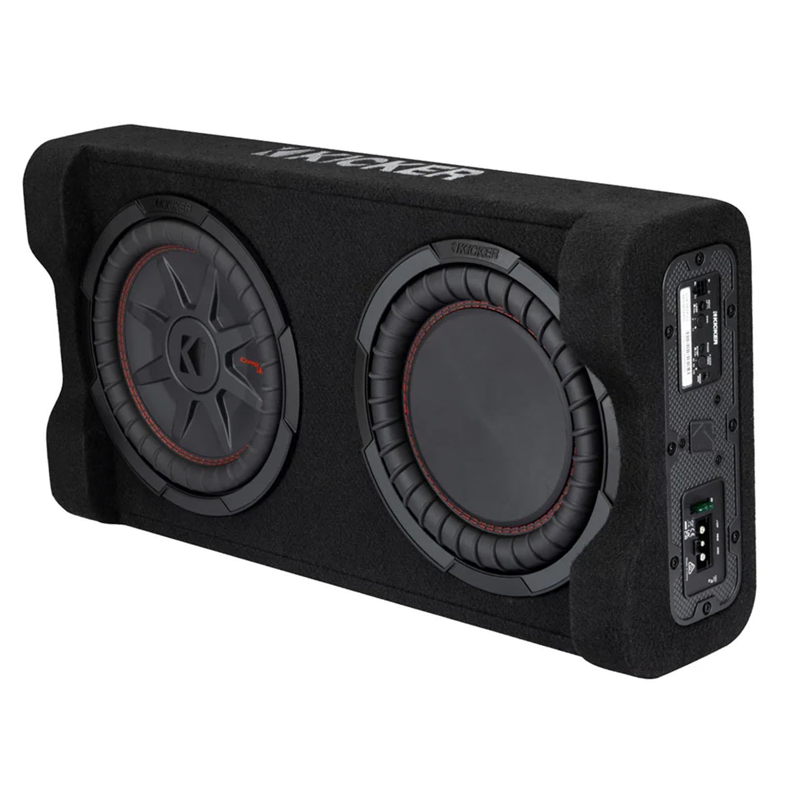 Kicker 51PTRTP12 - 500W Powered 12" CompRT Down Firing Car Subwoofer Enclosure