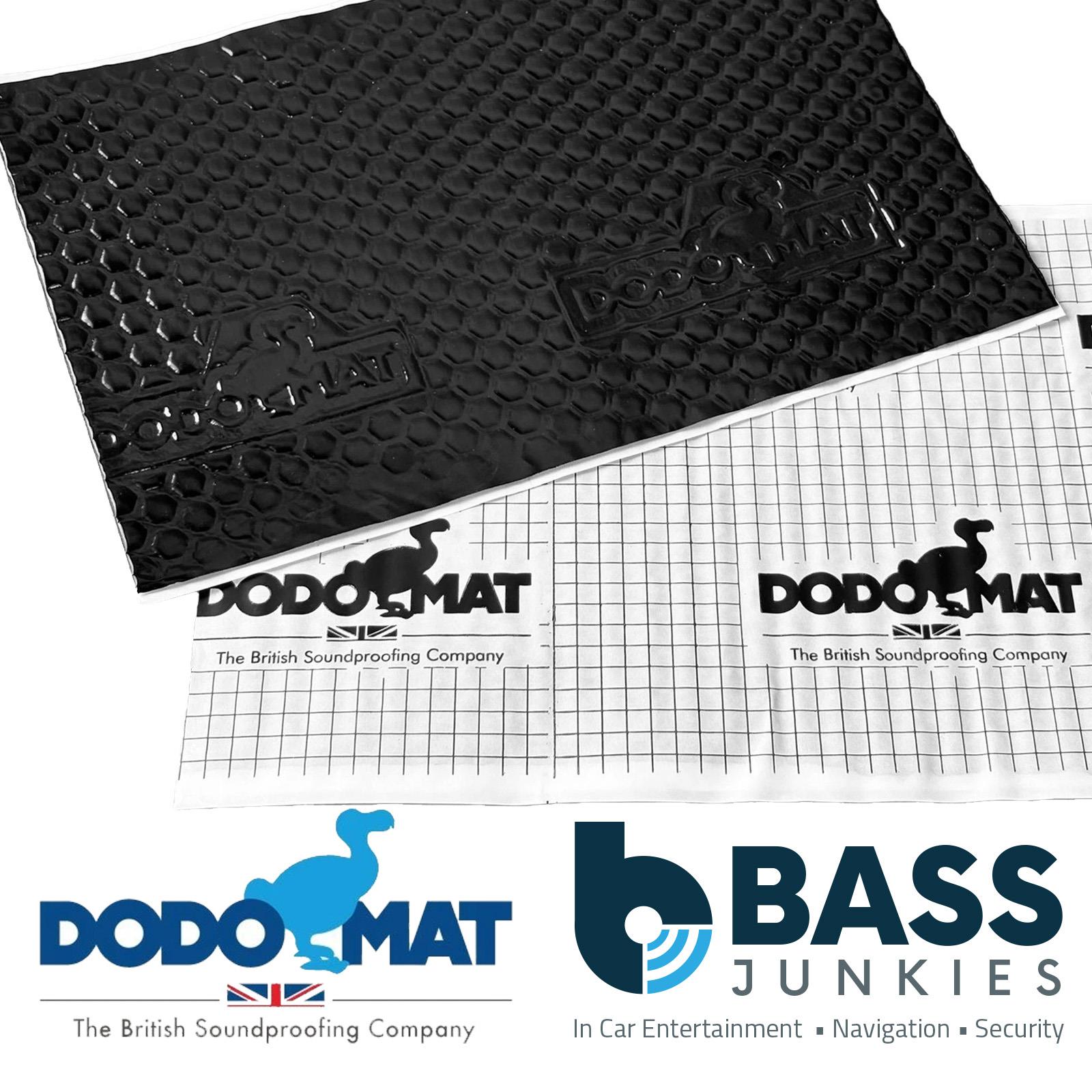 DODO MAT DEADN Pro Black - 30 Sheets 3mm (2.8sq.m) Sound Proofing Vibration Deadening Mat