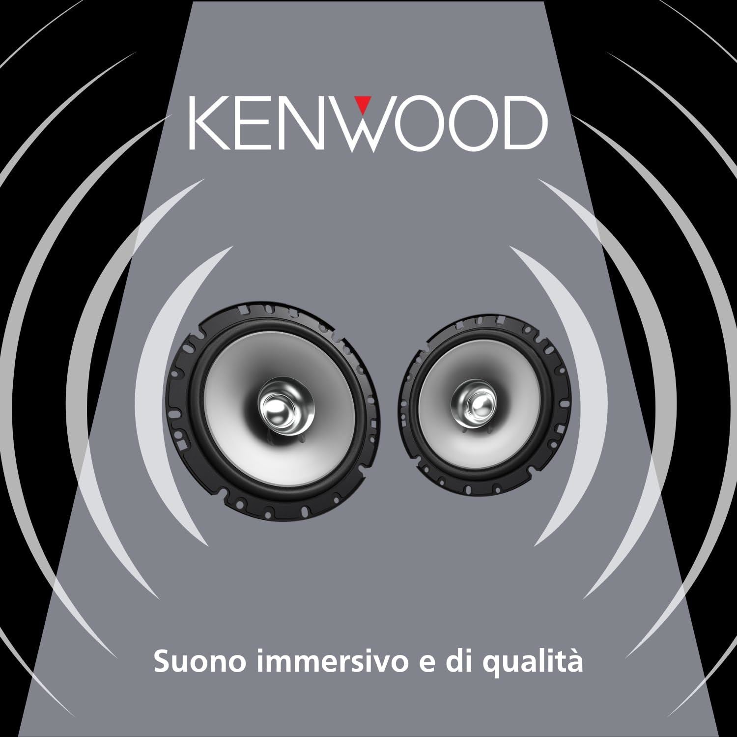 Kenwood Bi-cone speakers 17 cm Black