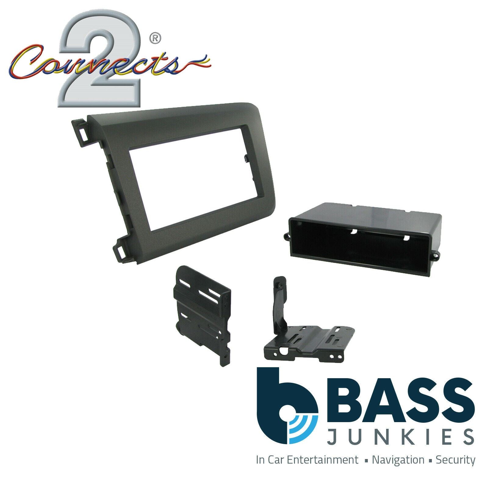Connects2 CT23HD23L Honda Civic 2011 Onwards LHD Car Stereo Double Din Fascia Panel