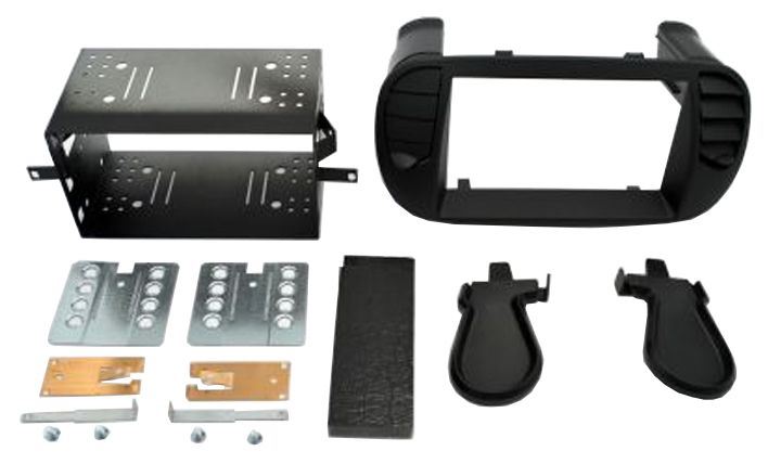 Connects2 CT23FT25 Fiat 500 2007 - 2015 Car Stereo Double Din Fascia Panel & Cage Kit
