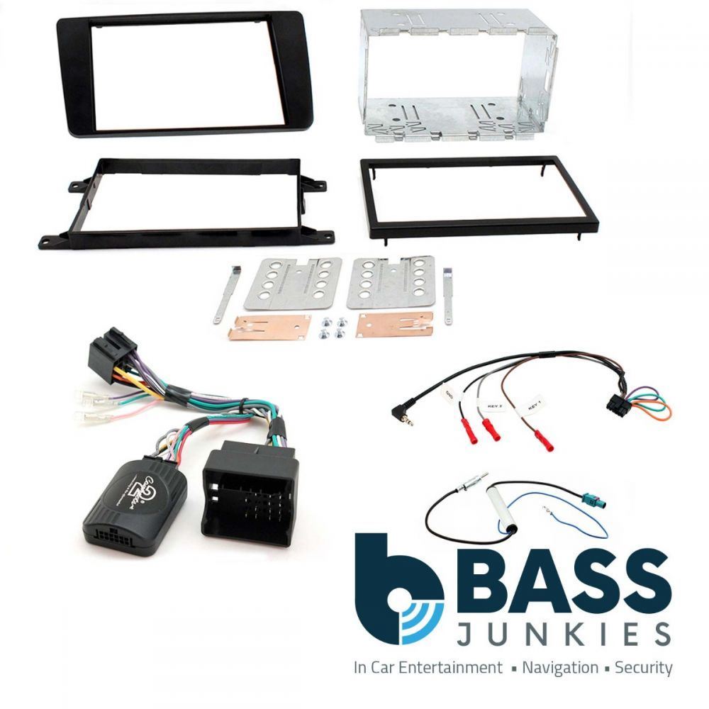 Connects2 CTKSK03 - Skoda Superb 2008 Onwards Double Din Facia & Steering Wheel Interface Installation Kit