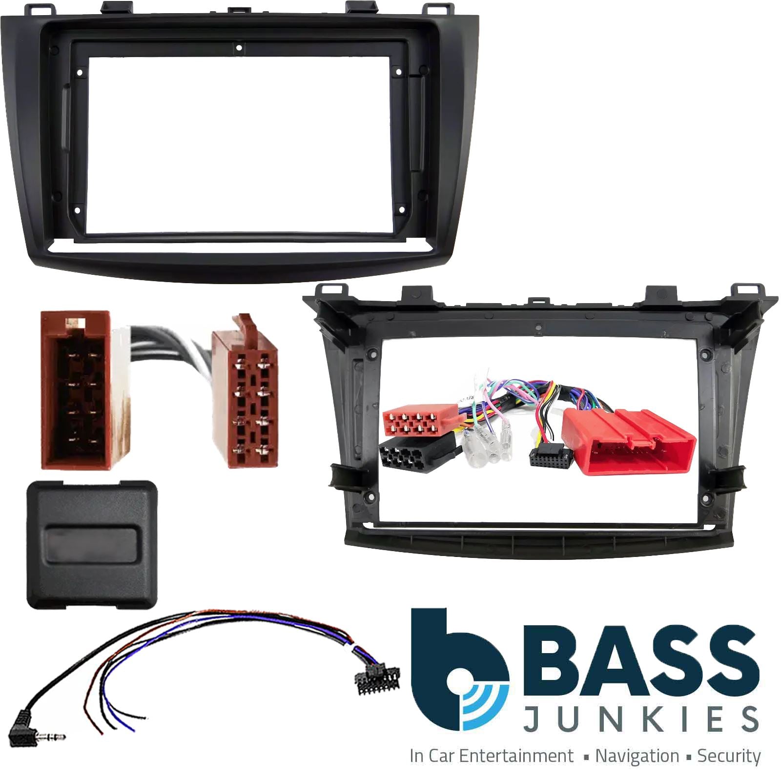 Kenwood 9" CarPlay Android Car Stereo Fitting Kit For Mazda 3 2010 - 2013