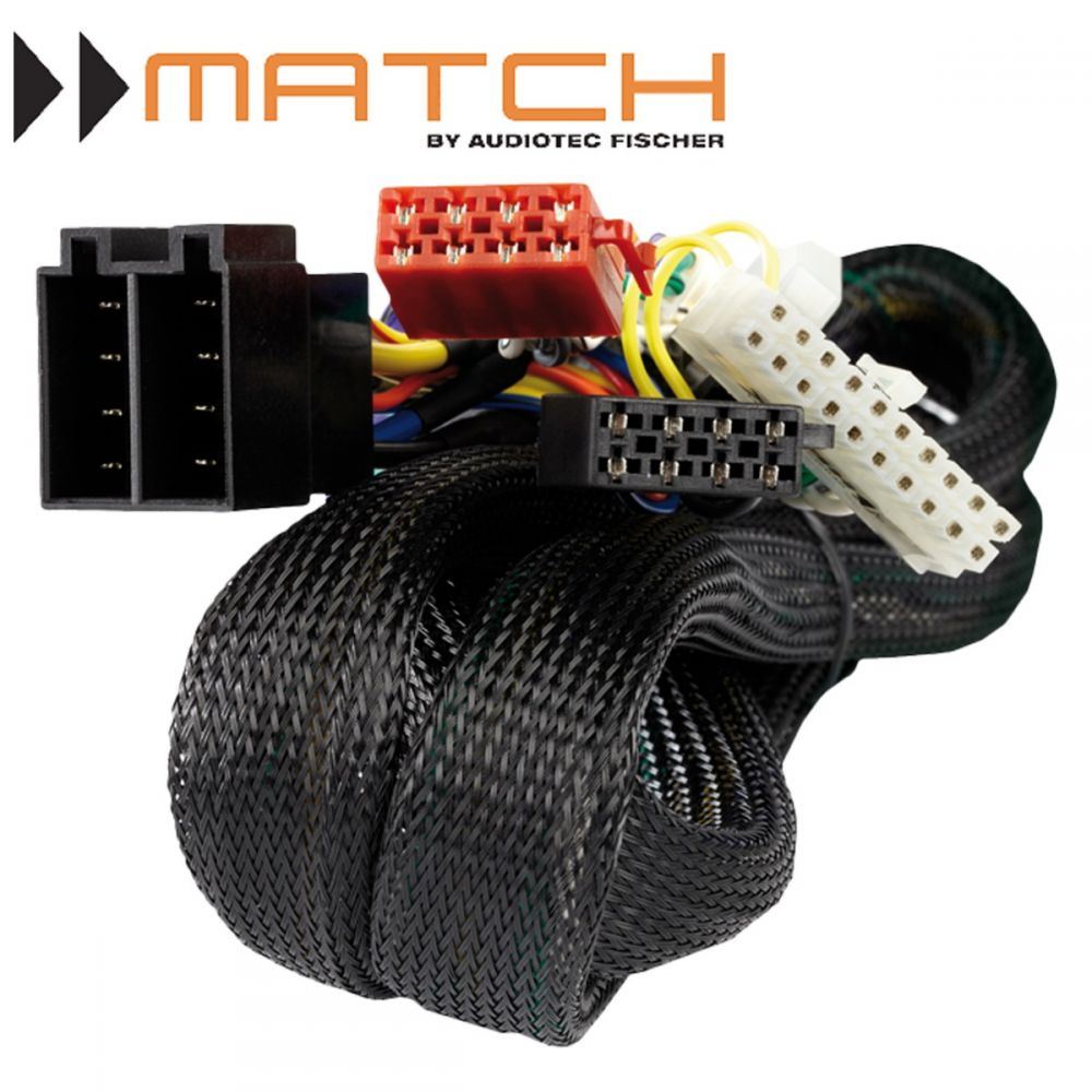 Match PP-ISO 2 - 2.2 Metre ISO to Amplifier Adapter Interface - OEM Plug and Play Amplified Solution
