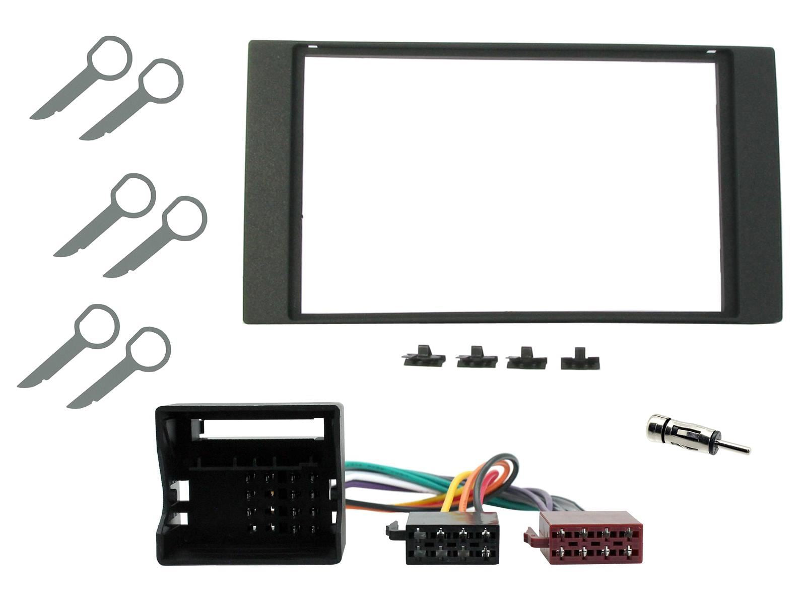 Connects2 Double Din Stereo fitting kit for Ford Focus 2004-2007 | Fusion 2005-2012 | C-Max 2003-2010 Vehicle Specific Stereo Screen None Steering Controls Fitting Kit