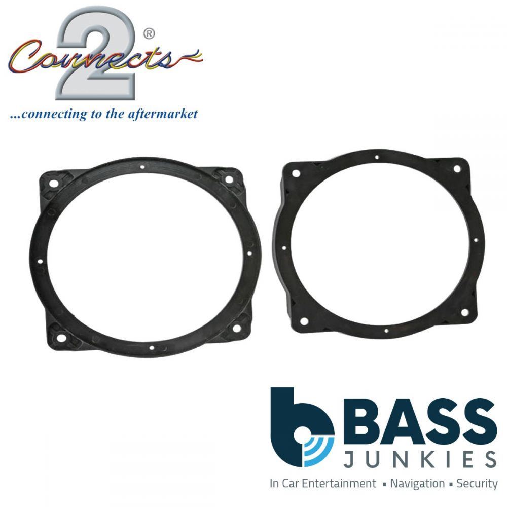 Connects2 CT25HY06 - Hyundai i40 2011 Onwards 165mm 6.5" Front or Rear Car Speaker Adapter Brackets