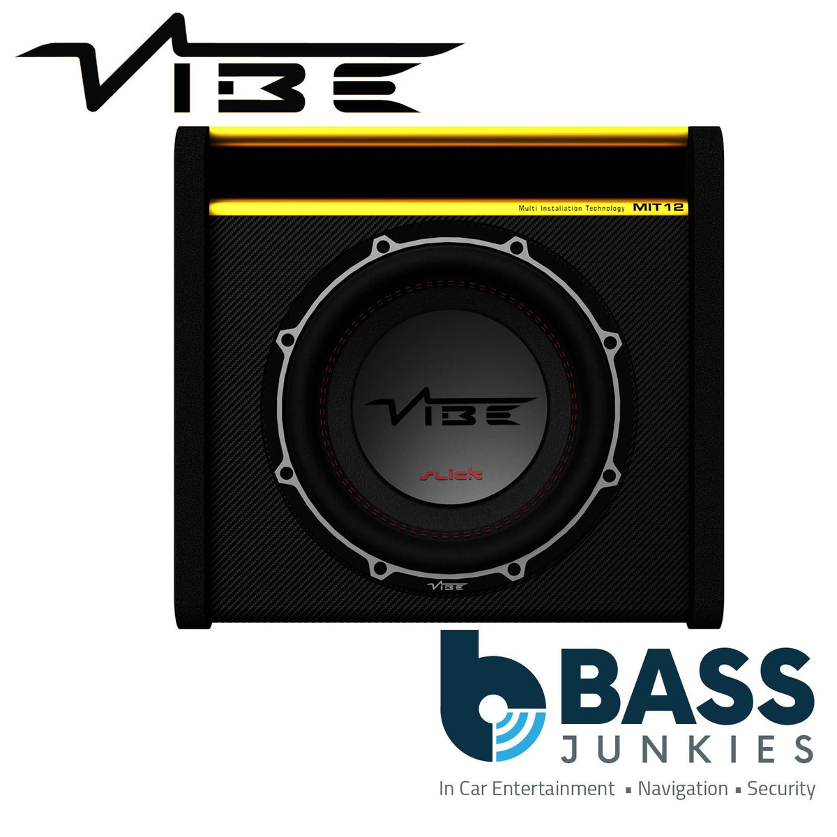 Vibe SLICKMIT10-V3 - 10" inch 1500 Watts Passive Car Sub Bass Box Enclosure