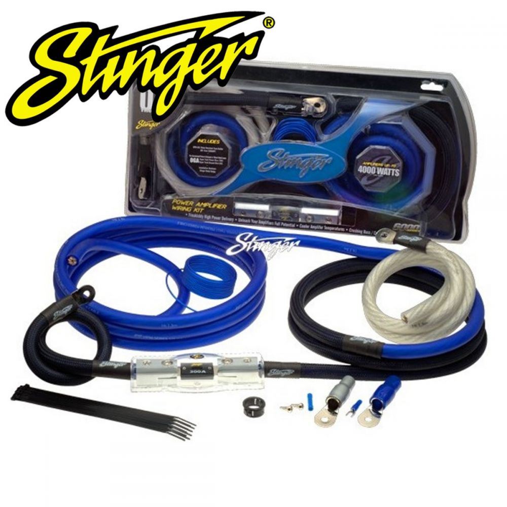 Stinger SK6201 6000 Series 1/0AWG Power Only Amplifier Wiring Kit