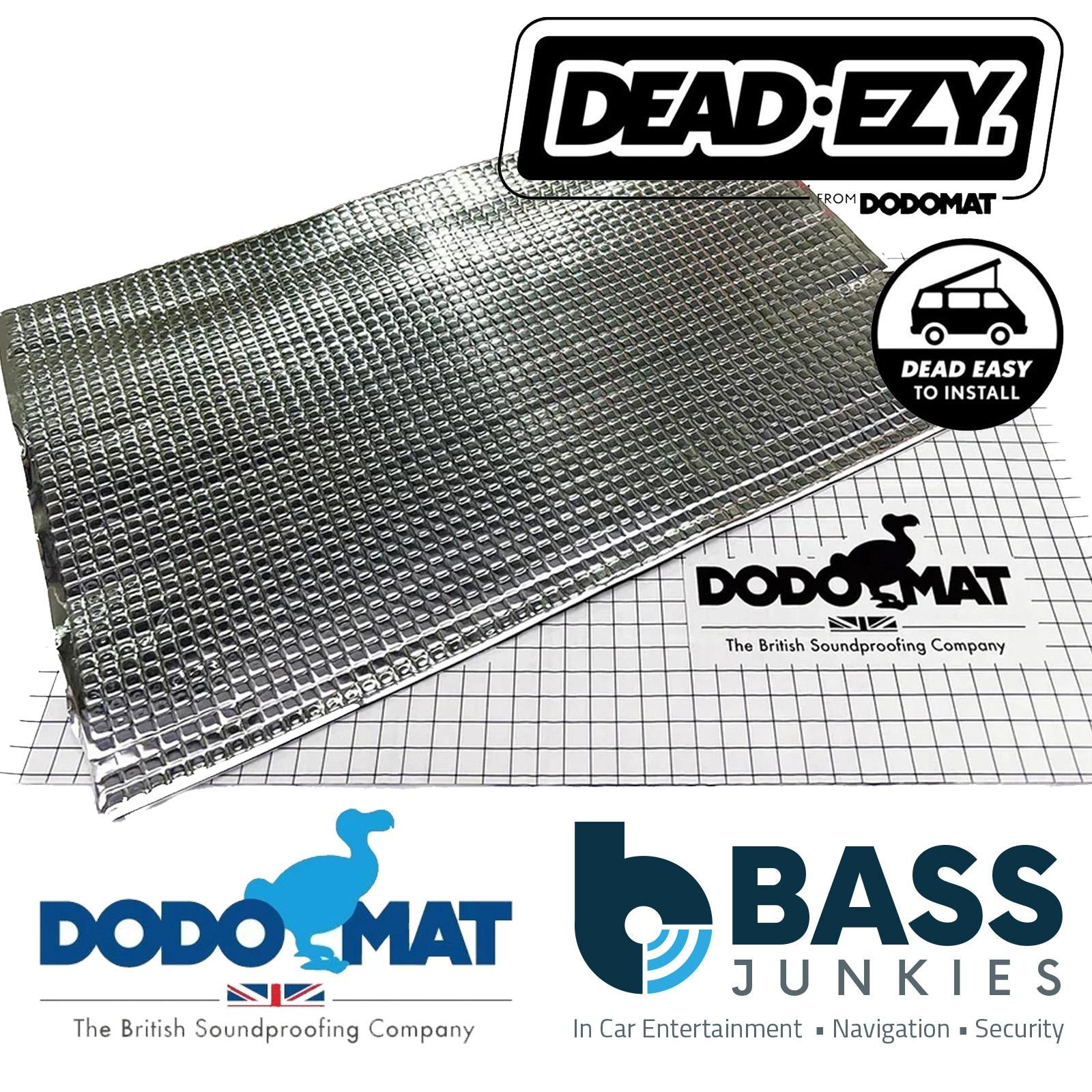 Dodo Mat DEAD-EZY 20 Sheets - (1.8sq.m) Sound Deadening Vibration Proofing Mat