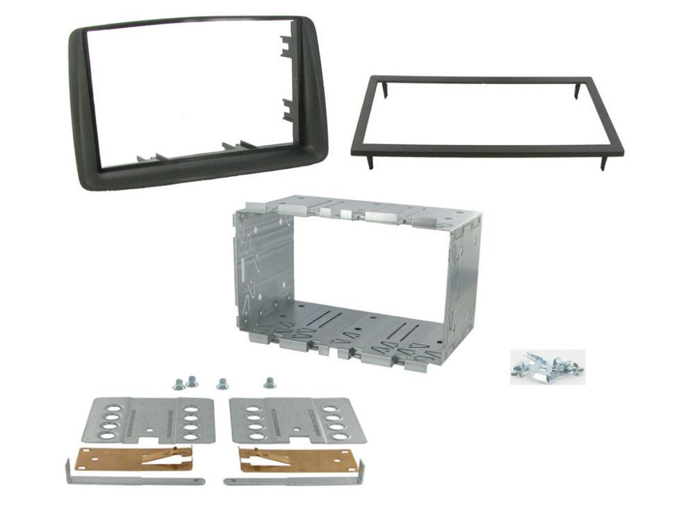 Connects2 CT23FT03 Fiat Panda 2003 - 2012 Car Stereo Double Din Fascia Panel & Cage Kit