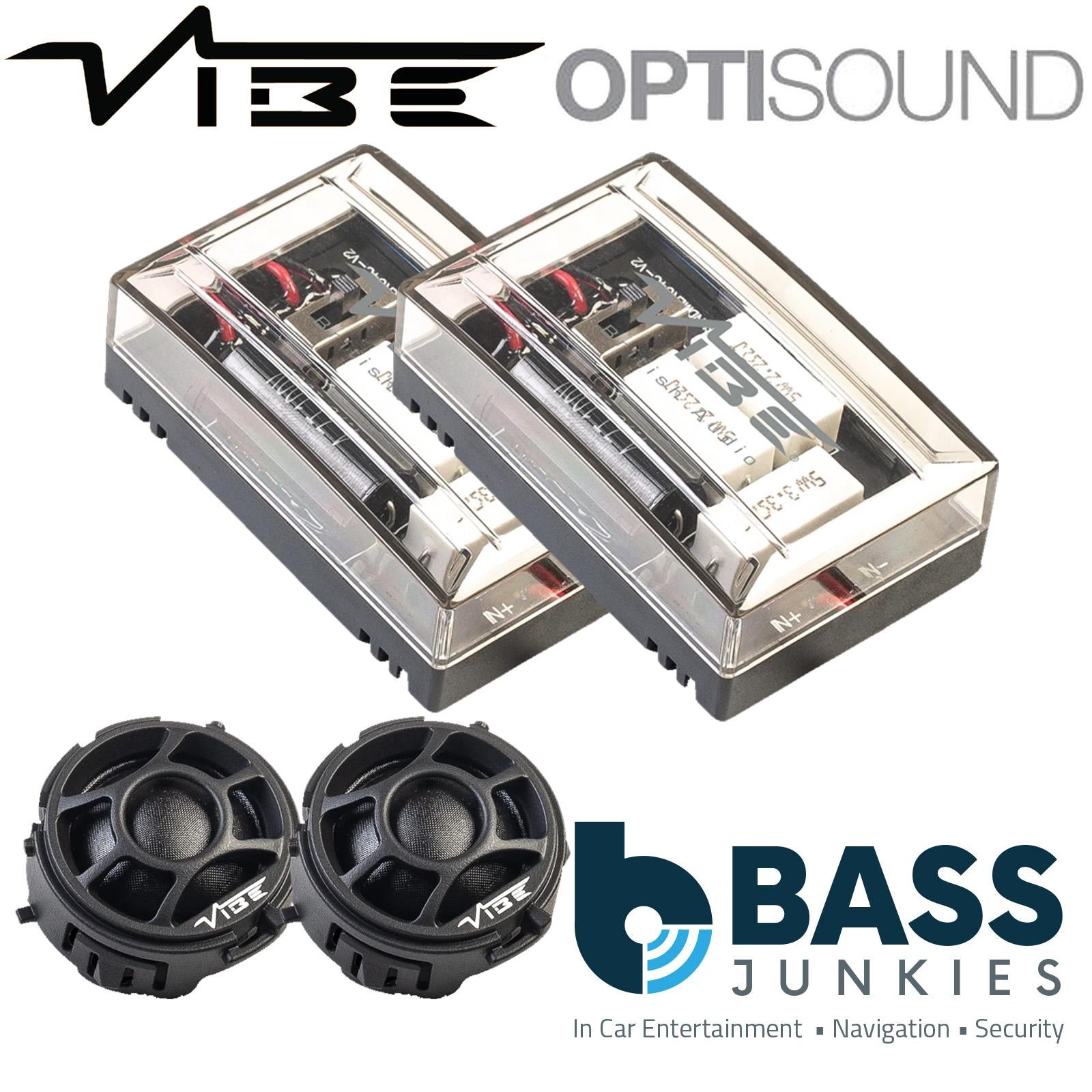 Mercedes Benz C,E,S Class & GLC Models Vibe 360 Watts Front or Rear Doors Component Kit Car Speakers & Tweeters