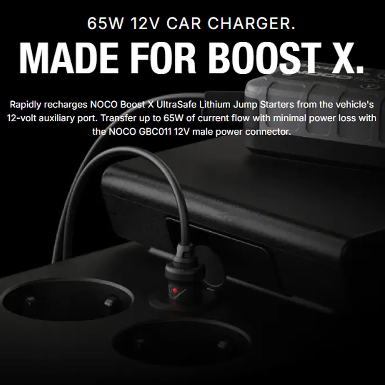 NOCO GBC011 - 65W USB-C Vehicle Charger for Boost X Jump Starters 12V