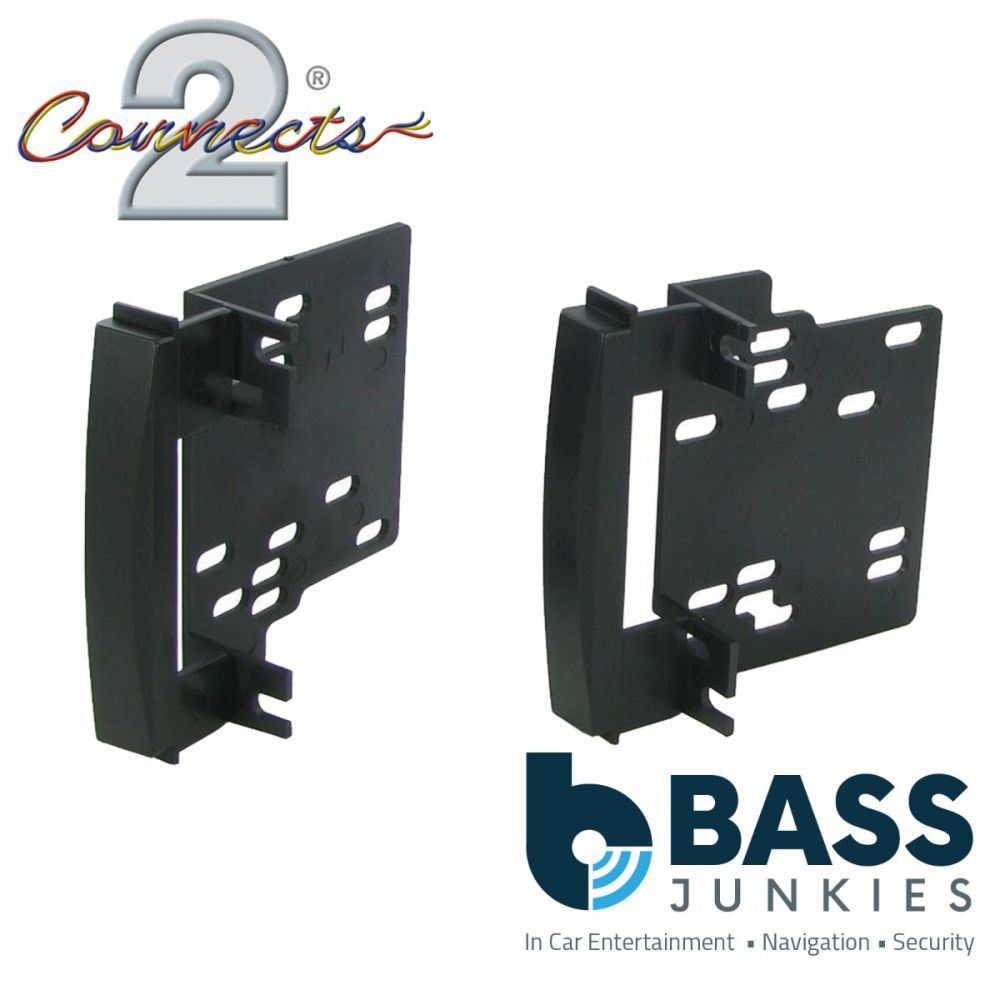 Connects2 CT24CH07 - Chrysler 200, 300C, Aspen, Sebring, Town-And-Country Side Brackets For Double Din Fascia Panel