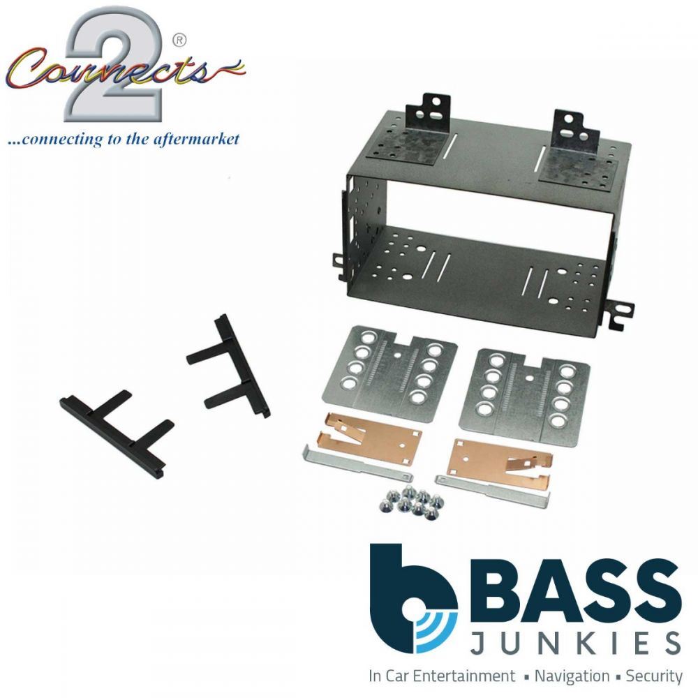 Connects2 CT23KI07 Kia Sephia-Sport New-Pride Rio Car Stereo Double Din Fascia Panel