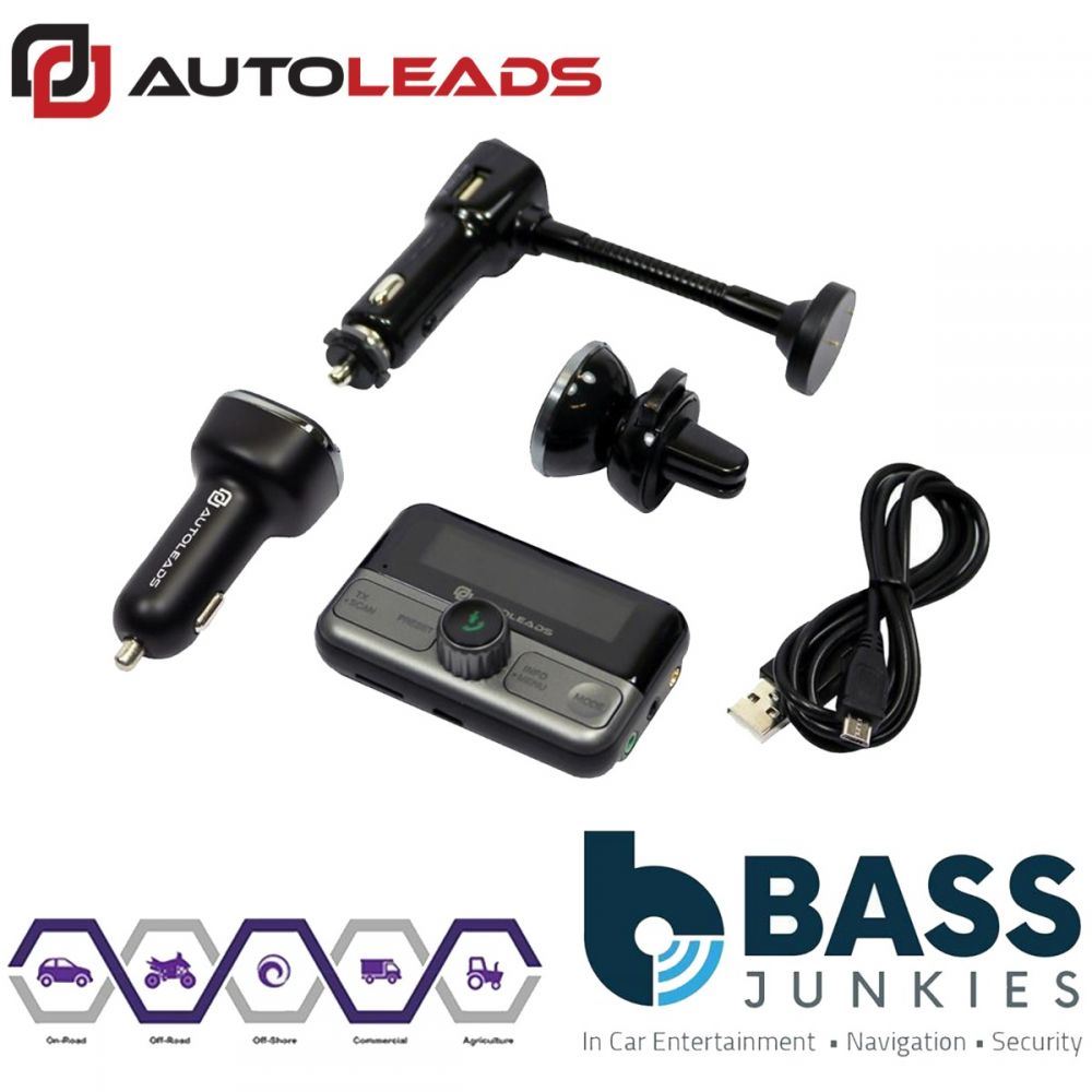 Autoleads ADI 300 - In Car DAB/DAB+ Digital Radio Tuner with Bluetooth Music Streaming & Hands Free Calling