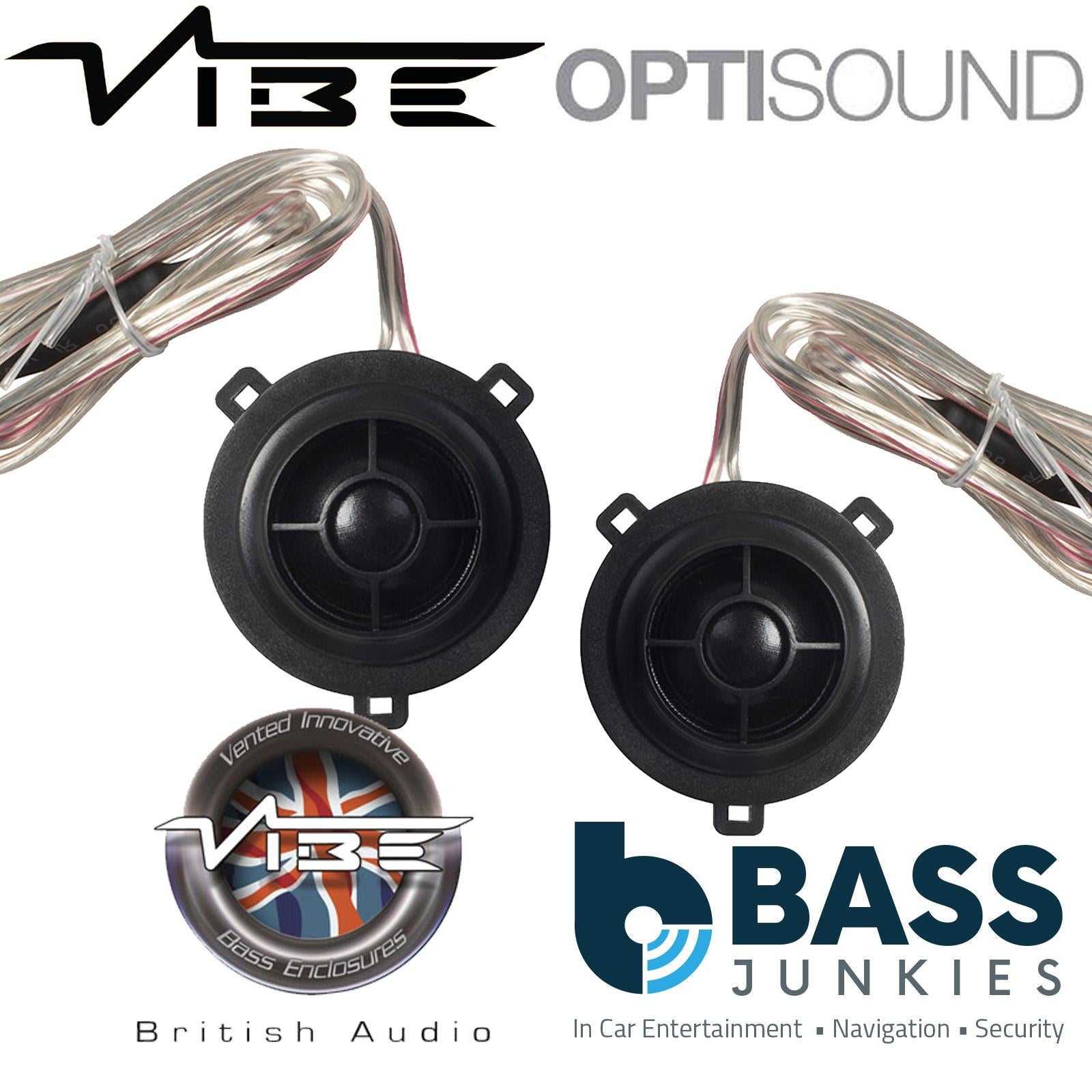 VIBE OPTISOUNDGOLF1T-V0 1 Inch 1-Way Tweeter Upgrade for VW AUDI SKODA SEAT