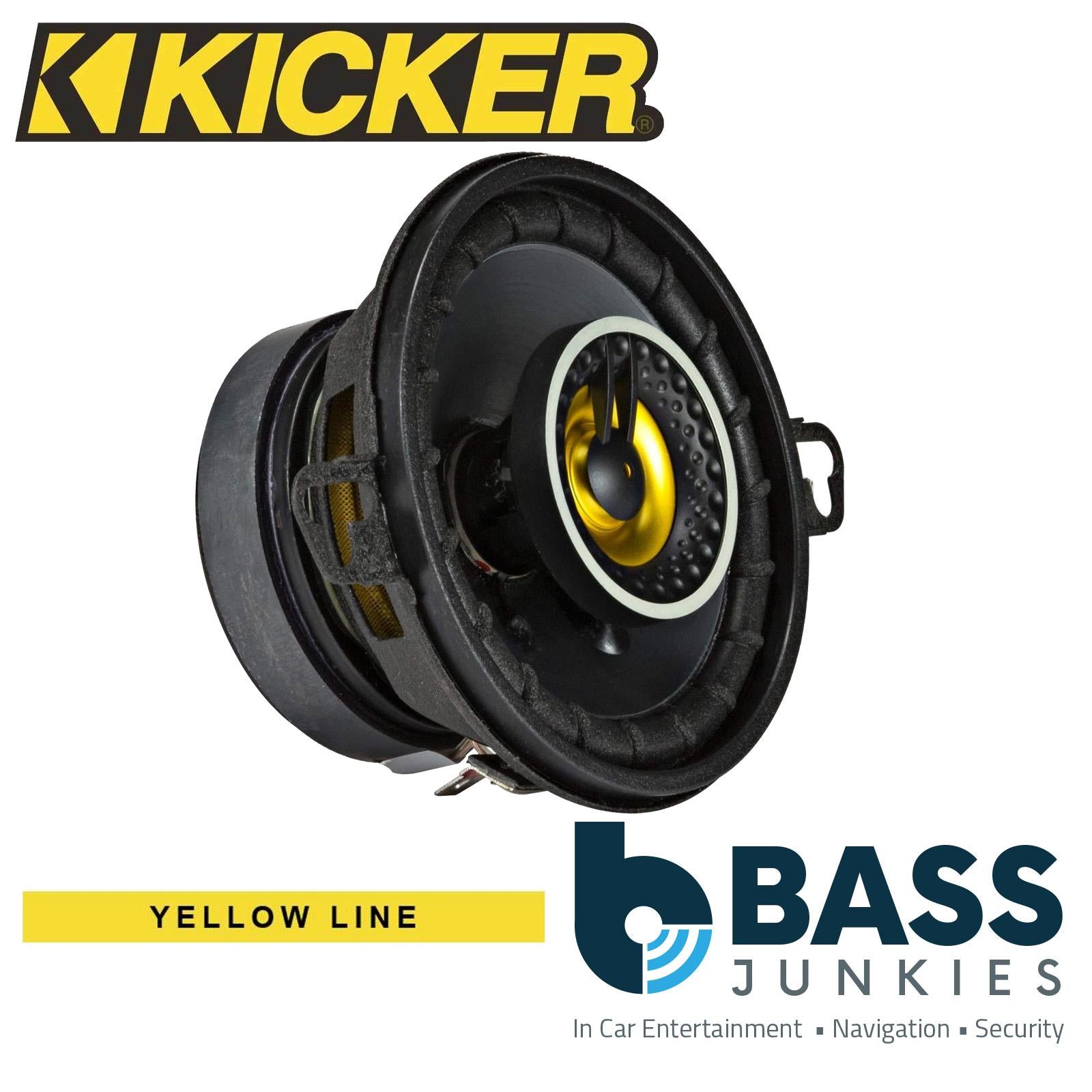 Kicker CSC354 - 3.5" 90 mm 180 Watts 2 Way Car Van Top Dash Coaxial Speakers