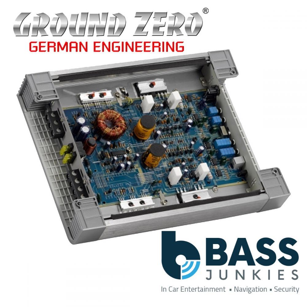 Ground Zero GZTA 2155X-II - 2 Channel 400 Watts @ 4 ohm Car Amp Amplifier