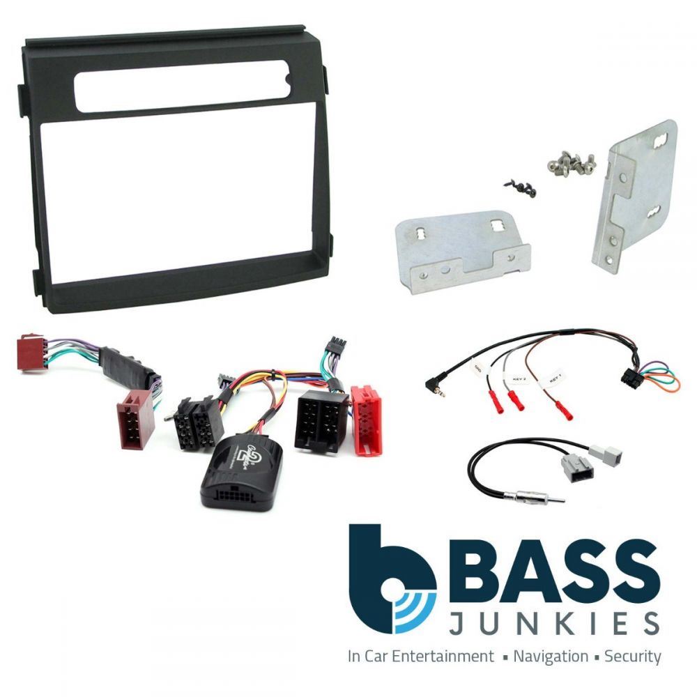 Connects2 CTKKI18 Kia Soul 2012 - 2014 Double Din Car Fascia Steering Wheel Interface Fitting Kit