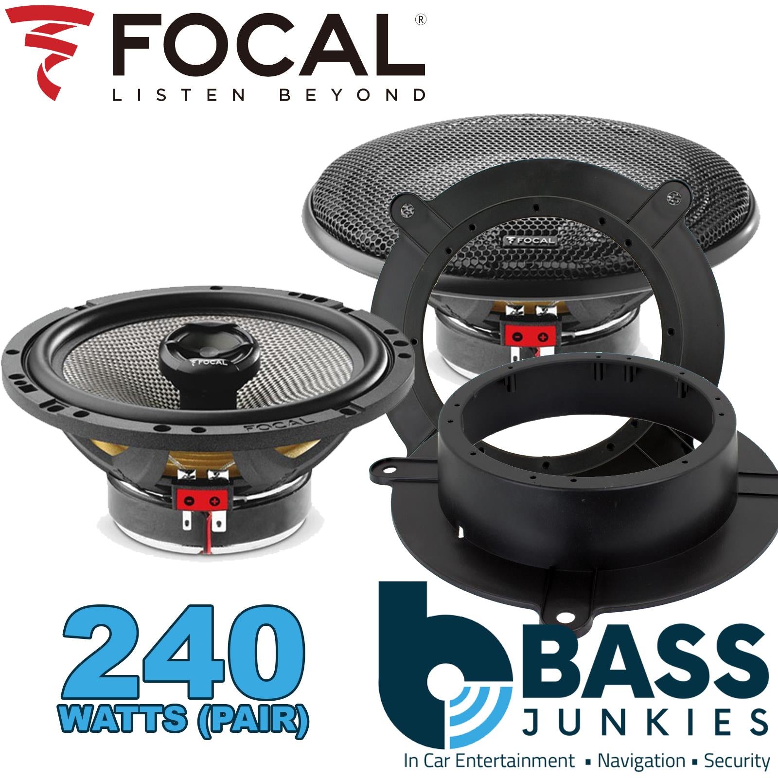 Mazda CX-5 2013 On Focal Access 240 Watts Coaxial Front Door Car Speakers