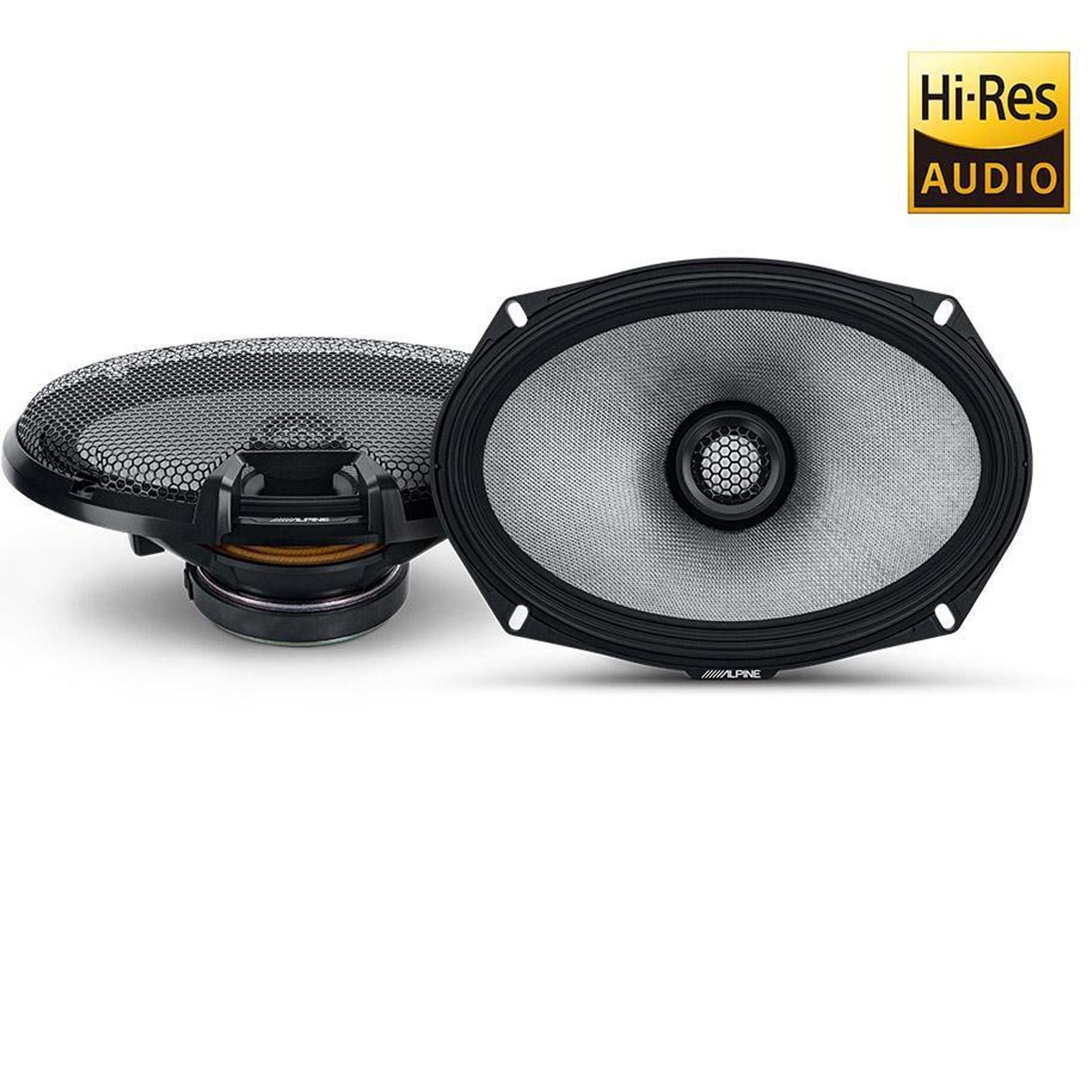 ALPINE R2-S69 SPEAKERS 6X9 INCH 2022 R SERIES 2 WAY PARCEL SHELF COAXIAL 100W