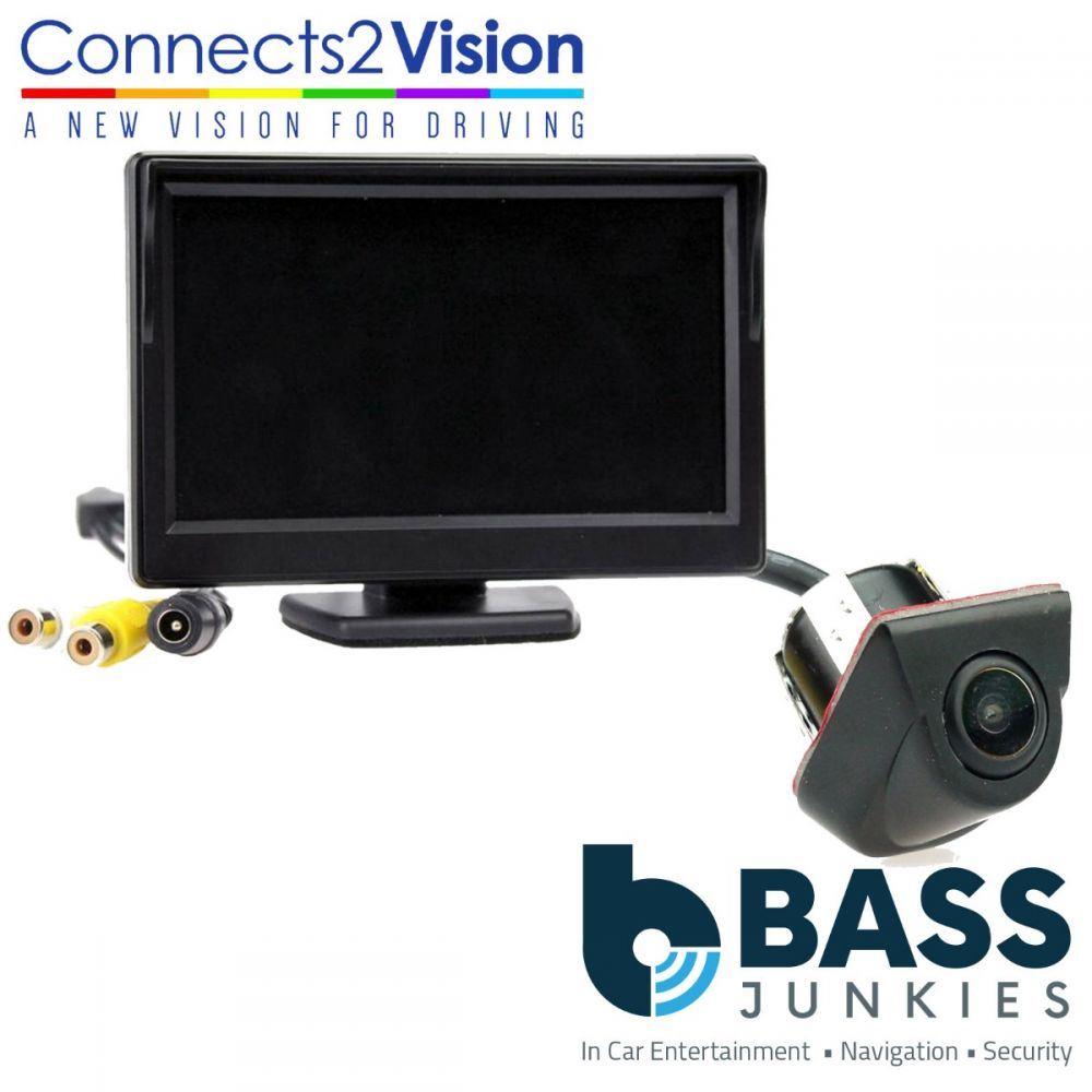 Connects2 CAM-16 Universal Car Van Rear Colour Reverse Camera & 5" Dash Mount Screen Kit