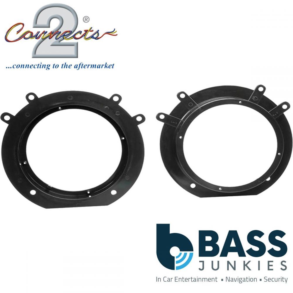 Connects2 CT25CT02 - Citroen Dispatch Jumpy 165mm 16.5cm 6.5" Front Door Car Speaker Adapter Brackets