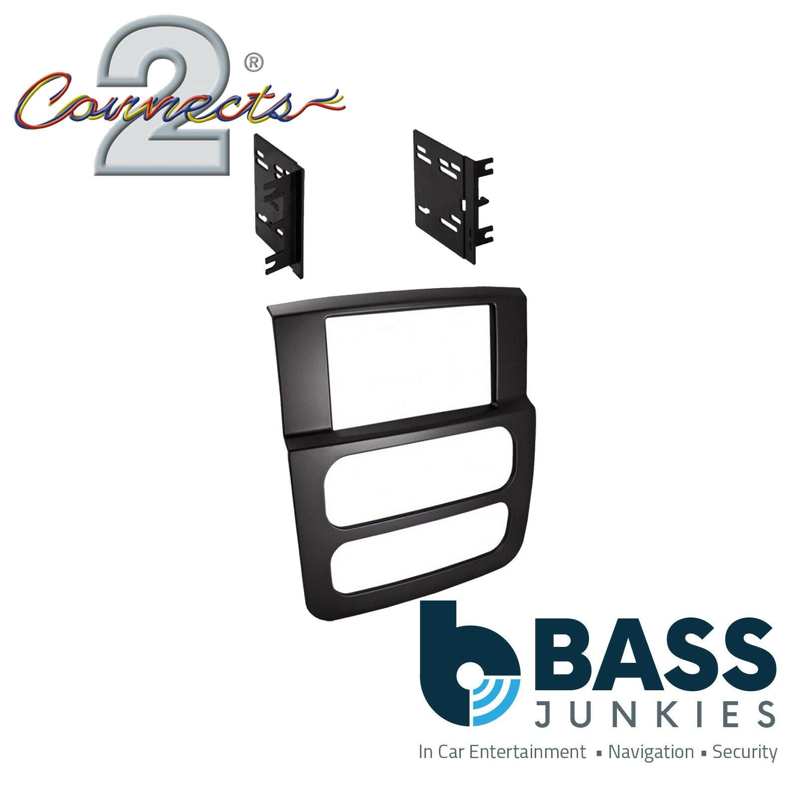 Connects2 CT23DG07 - Dodge Ram 2002 - 2005 Double Din Fascia Panel