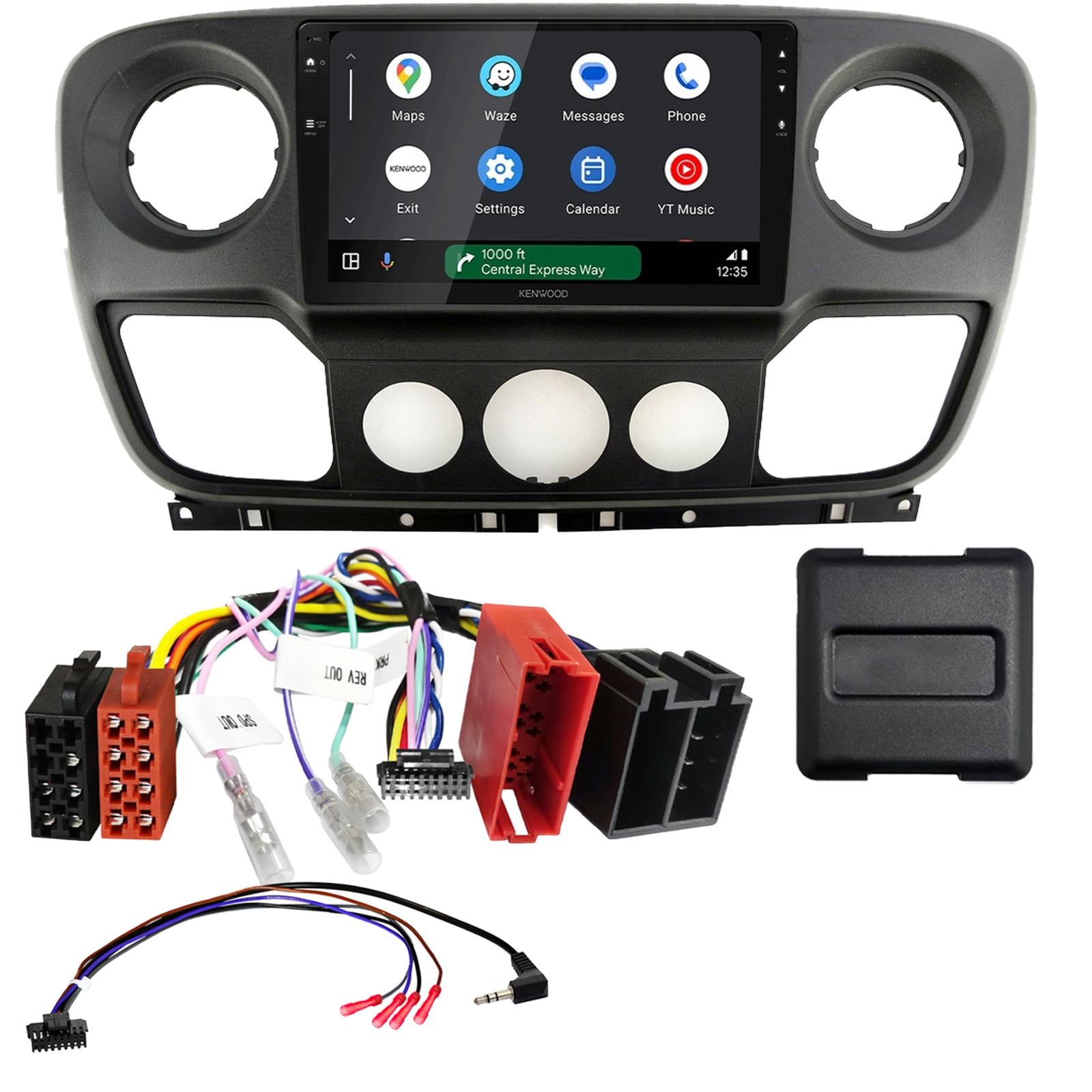 Kenwood 9" CarPlay Android Car Stereo Kit For Nissan NV400 Vaux Mavano Renault