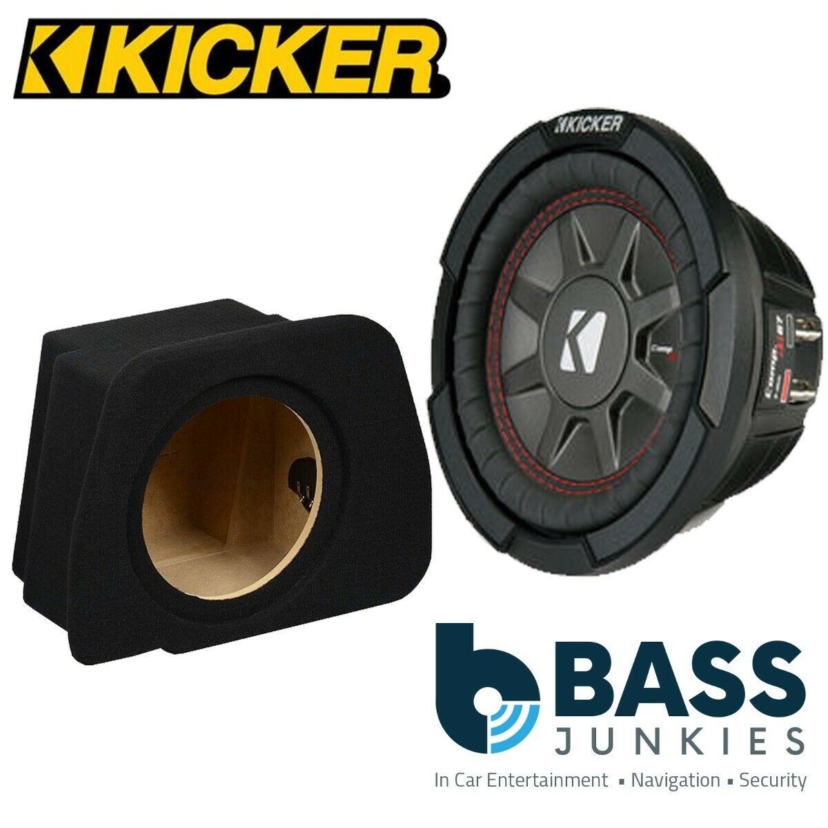 Audi A4 Sedan B8 2008 Onwards Kicker CWRT102 - CompRT 10" 25cm 800 Watts Car Subwoofer Custom Bass Box Kit