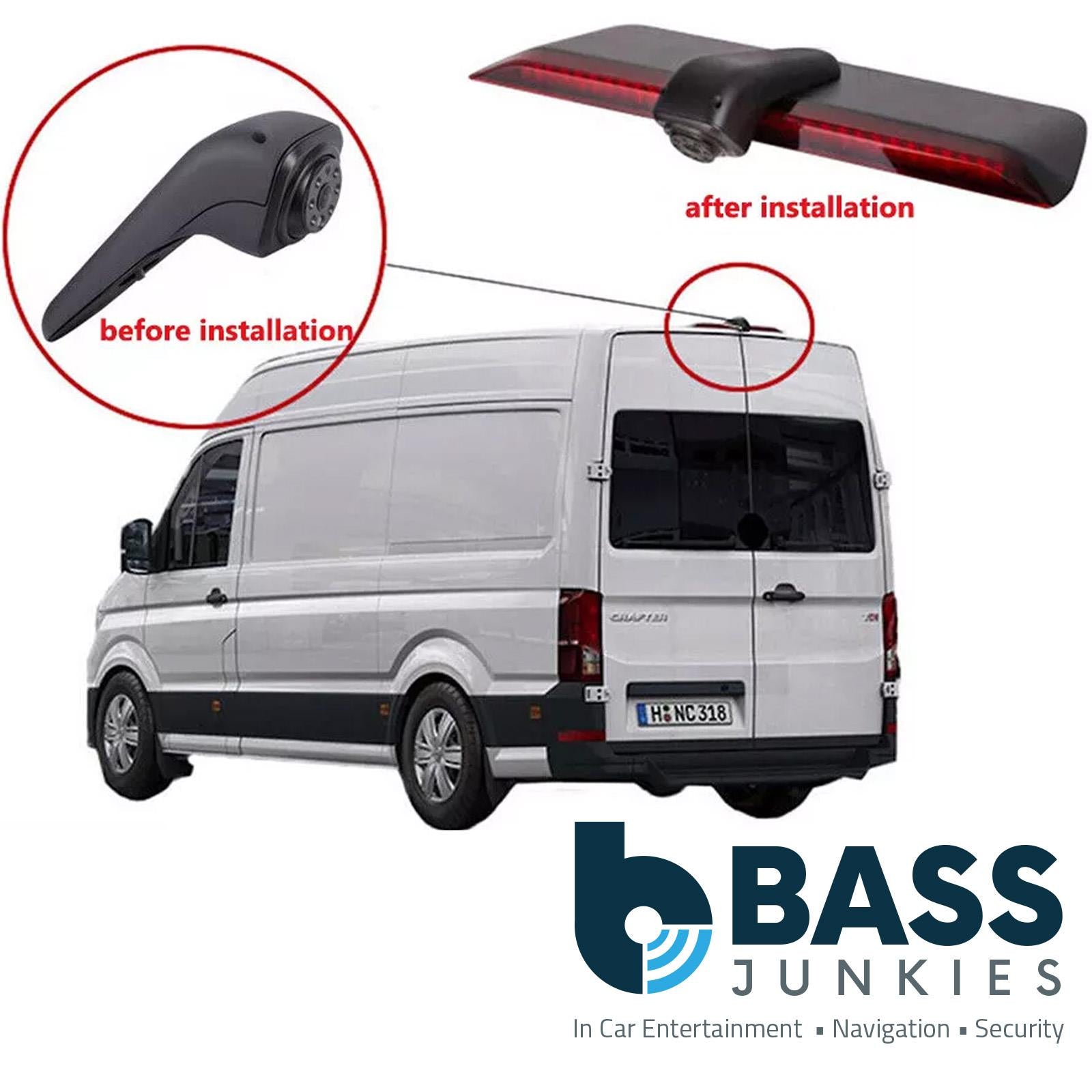 Volkswagen Brake Light Camera for use on the 2017 to 2019 Crafter Infra-LEDs