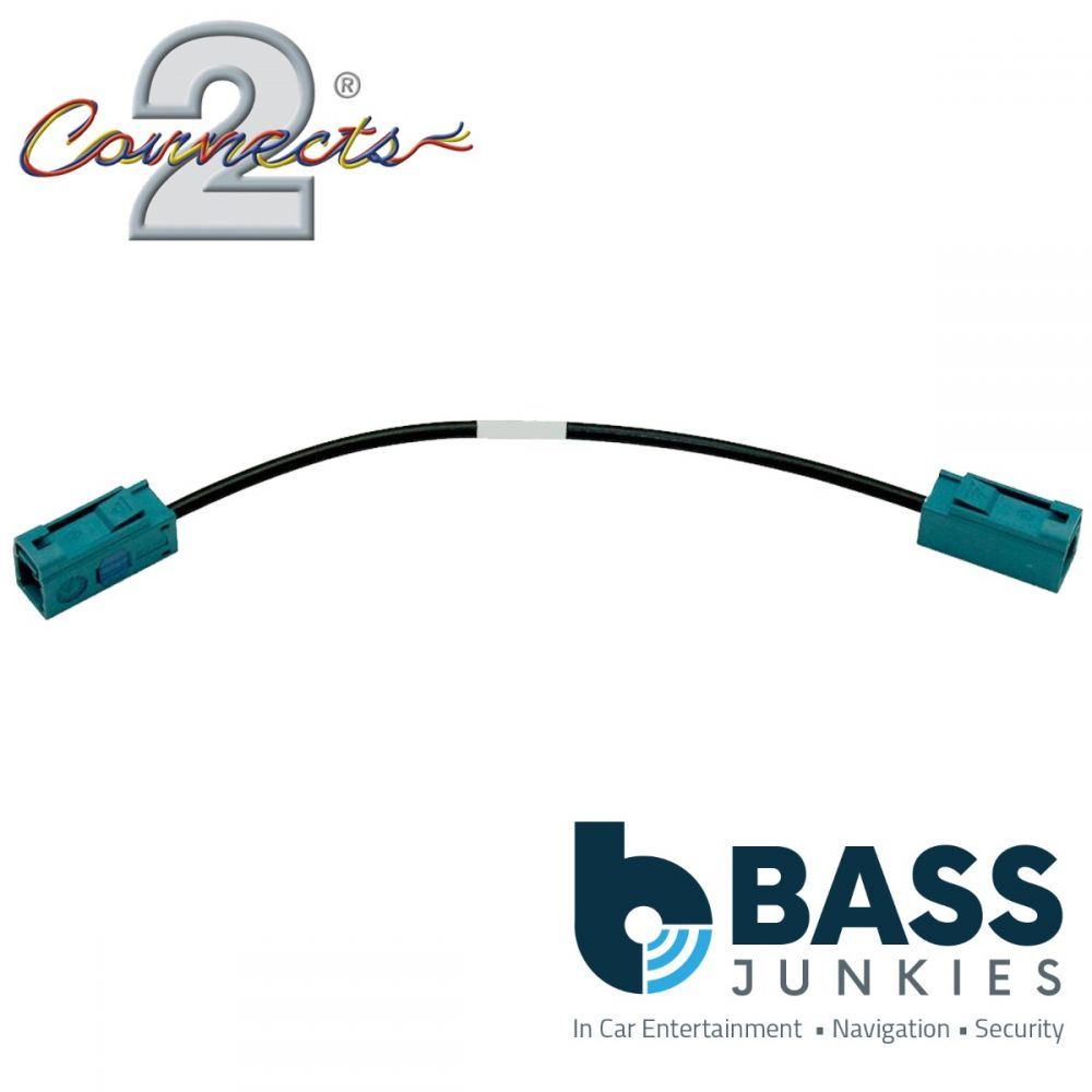 Connects2 CT27AA163 - Female Fakra to Female Fakra 15cm Car Antenna Adaptor