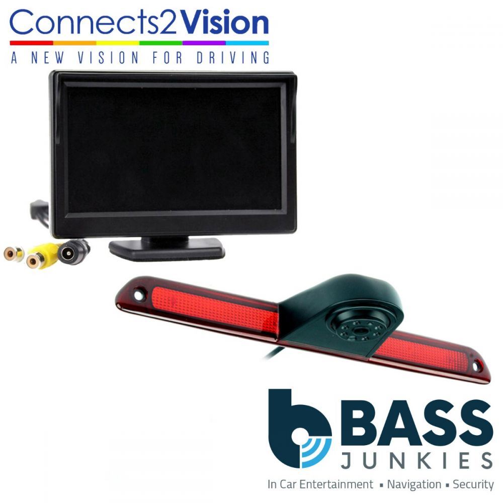 Volkswagen Crafter 2006 Onwards Van Brake Light Reversing Camera & 5" Screen Kit
