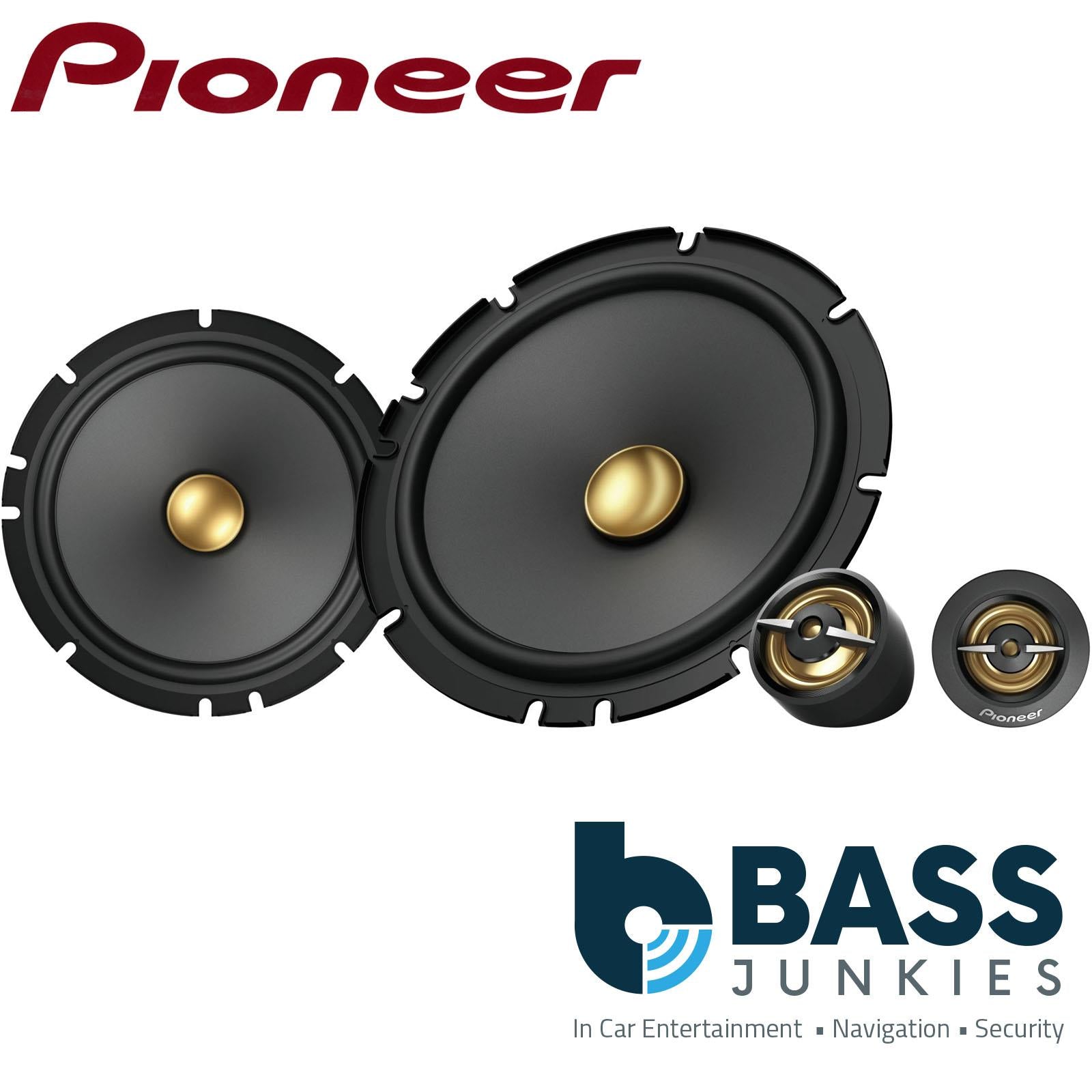 Pioneer TS-A1601C 6.5 Inch 2-Way 4 Ohm 350W Max Power Car Audio Coaxial Speakers