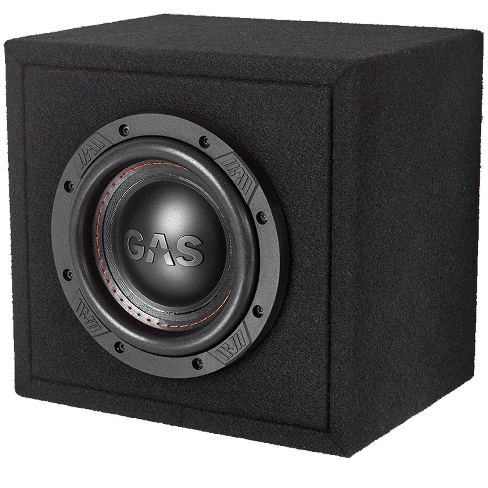 Gas MAX B1-16VW1 - 800 Watts 6.5 Inch 16.5cm Vented Enclosure Car Subwoofer