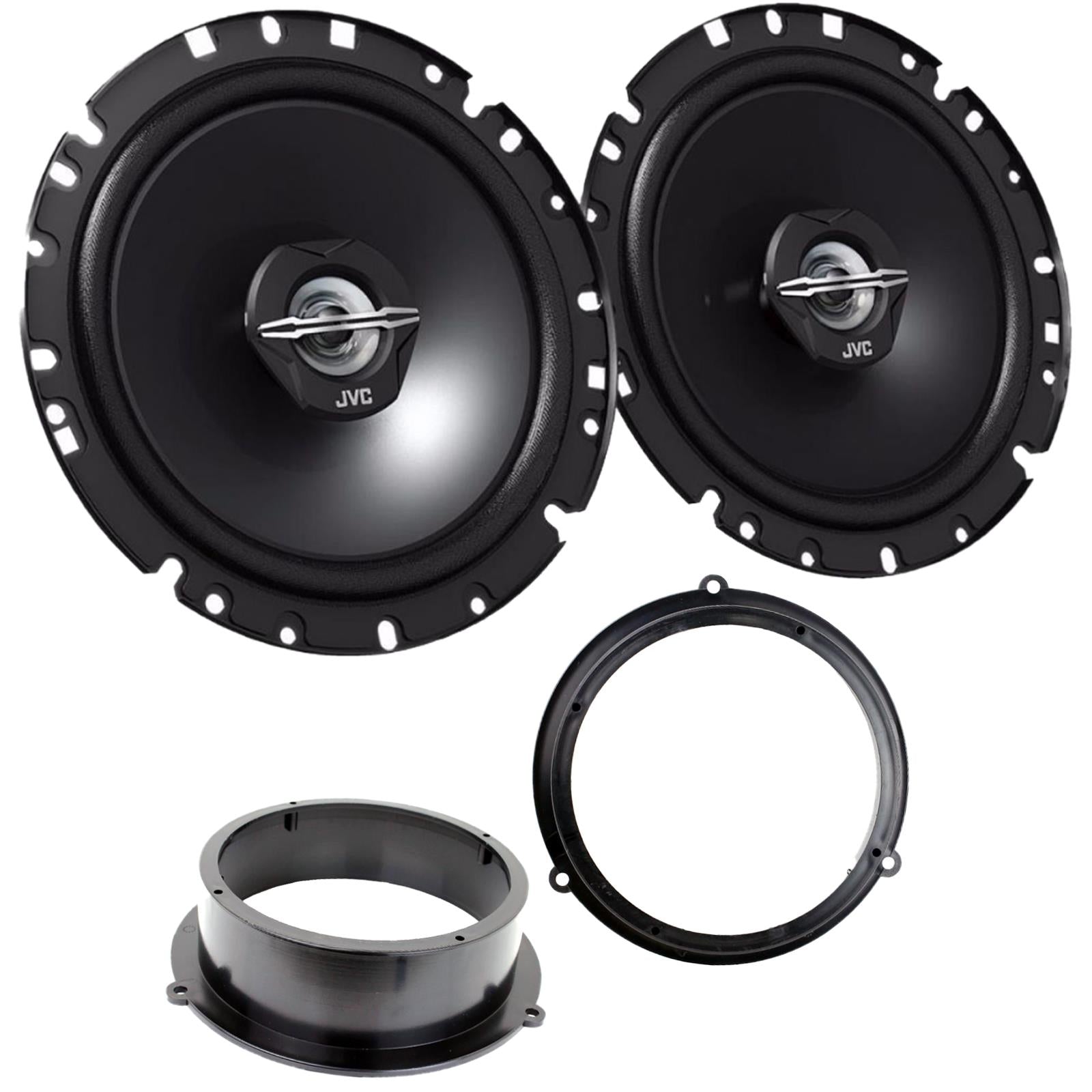 Audi A4 2009 - 2014JVC 17cm 6.3/4 Inch 600 Watts 2 Way Rear Door Car Speakers