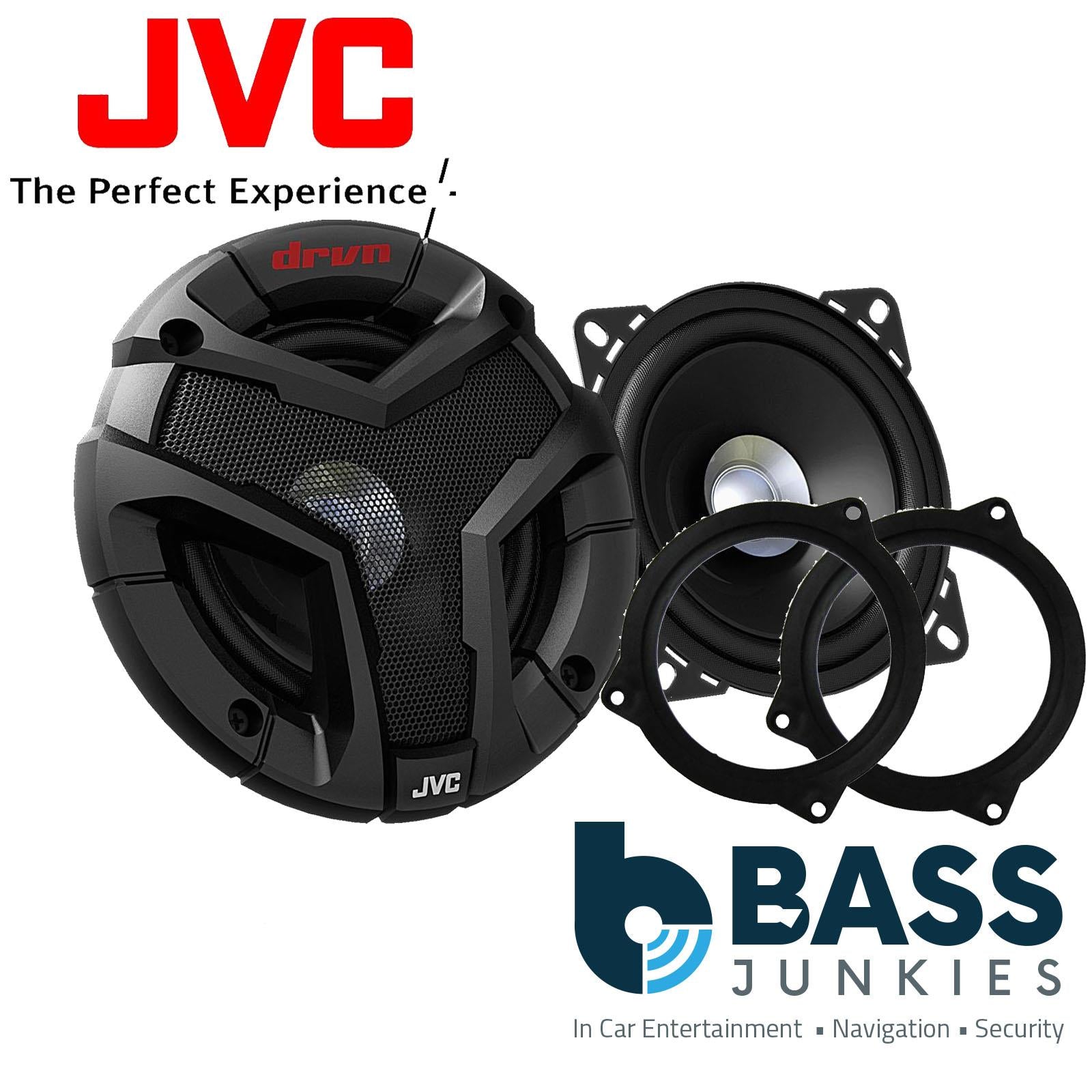 JVC CS-V418 4" 10cm Dual Cone 360 Watts Car Van Door Coaxial Speakers Pair Fits