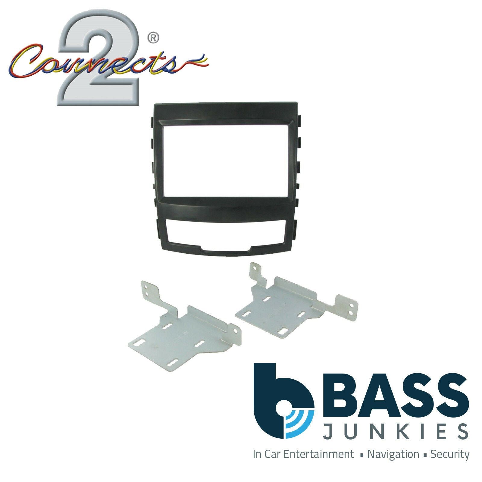 Connects2 CT23SY05 - SSangYong Korando 2010 - 2013 Double Din Fascia Plate