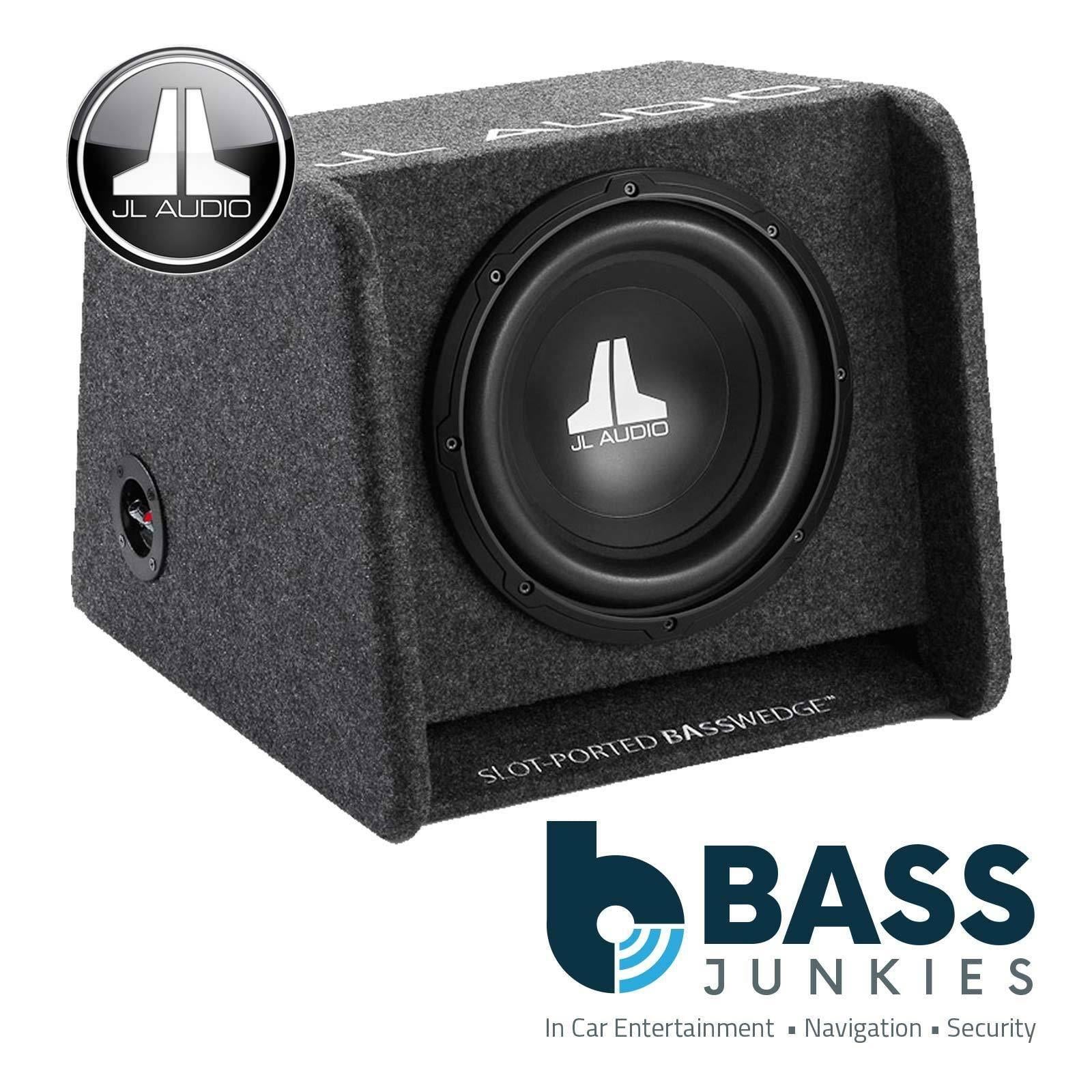 JL Audio CP110-W0v3 - 10″ 300 Watts Sub Box & JX500.1 Amplifier & 4AWG Amp Kit