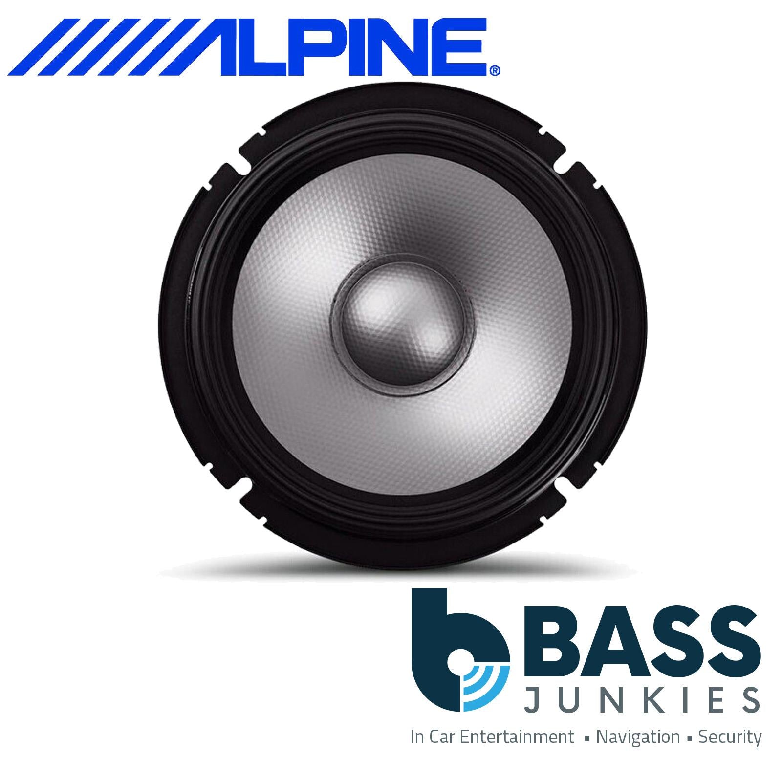 Alpine S2-S65C -480 Watts a Pair 2 Way 6.5" 17cm Component Kit Car Door Speakers